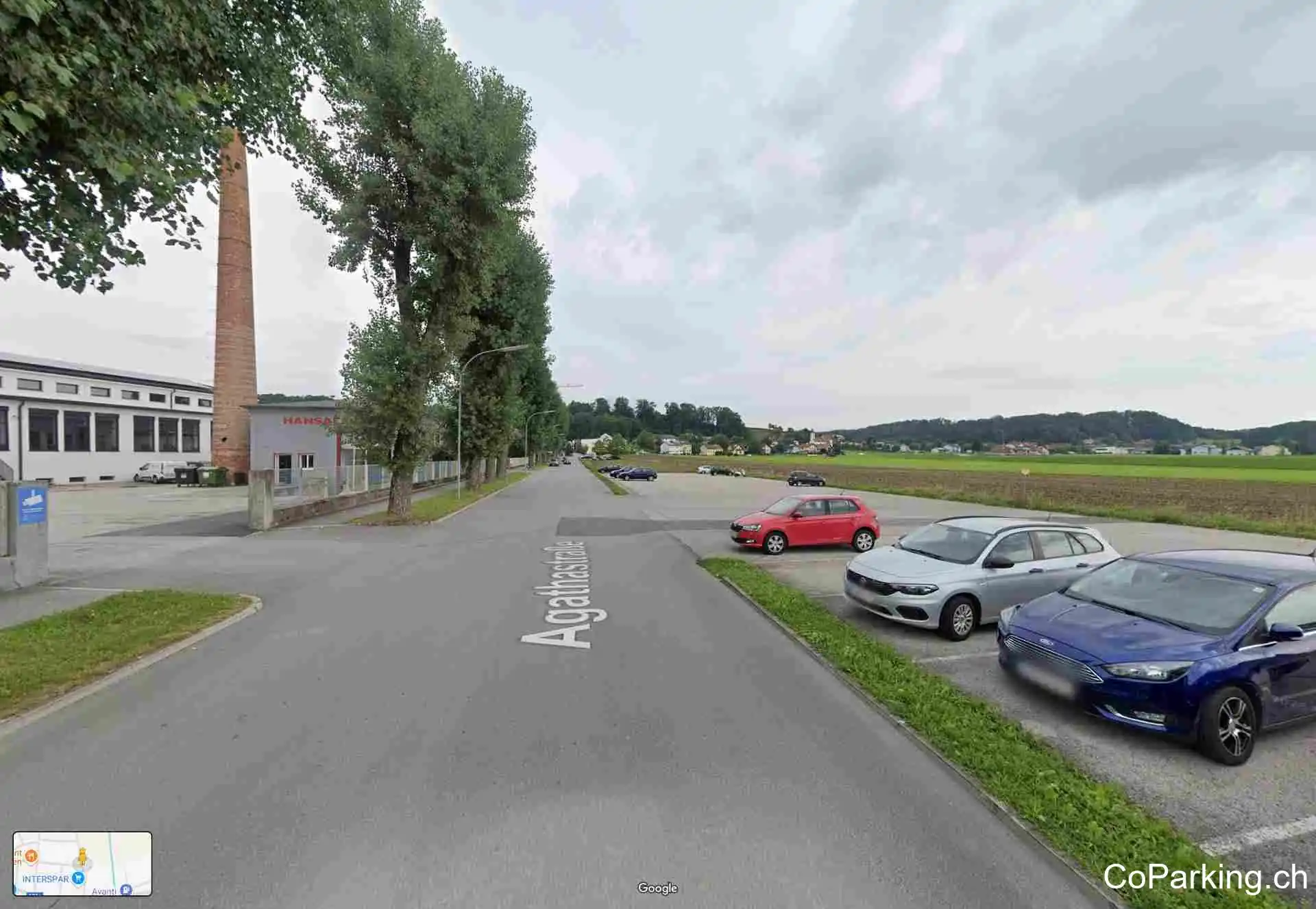 Parkplatz Interspar