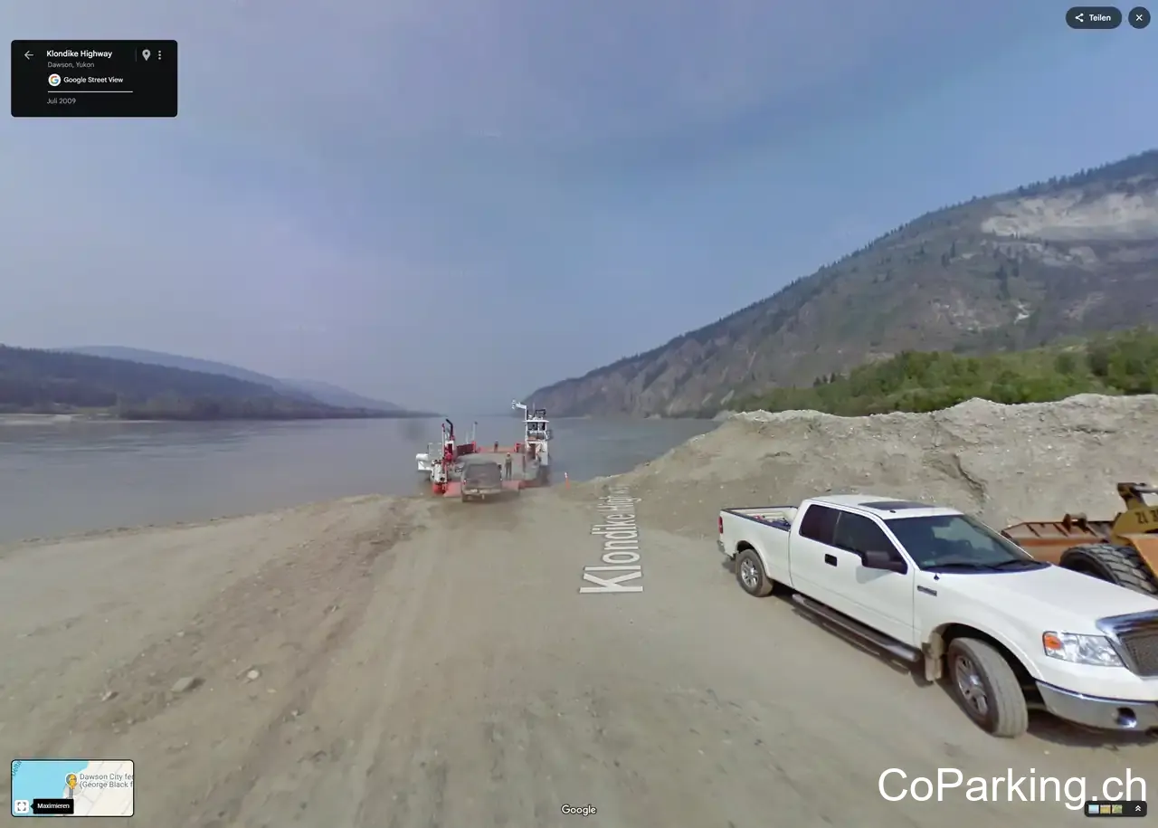 Dawson City ferry (George Black ferry)