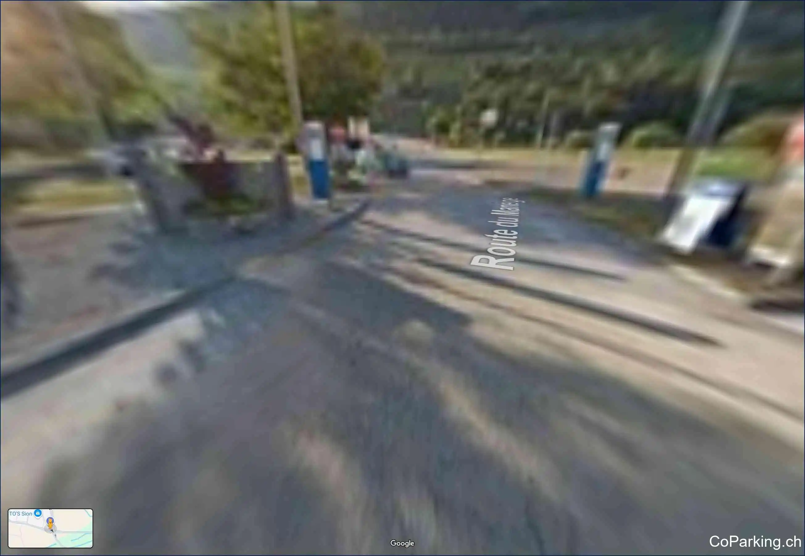 Route du Manège, Sion 1950