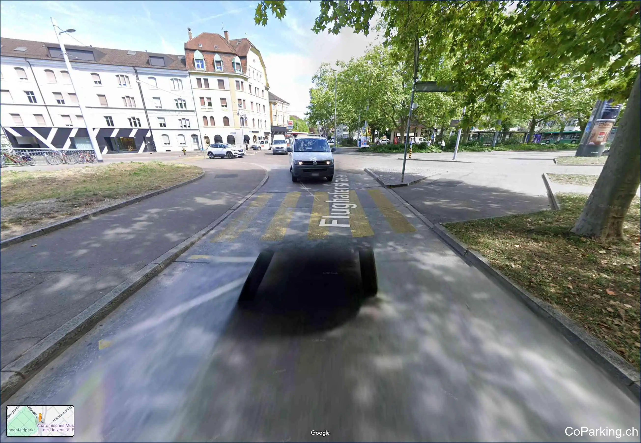 Flughafenstrasse 4 (Kannenfeldplatz, Parkplatz hinter Bushaltestelle), Basel 0