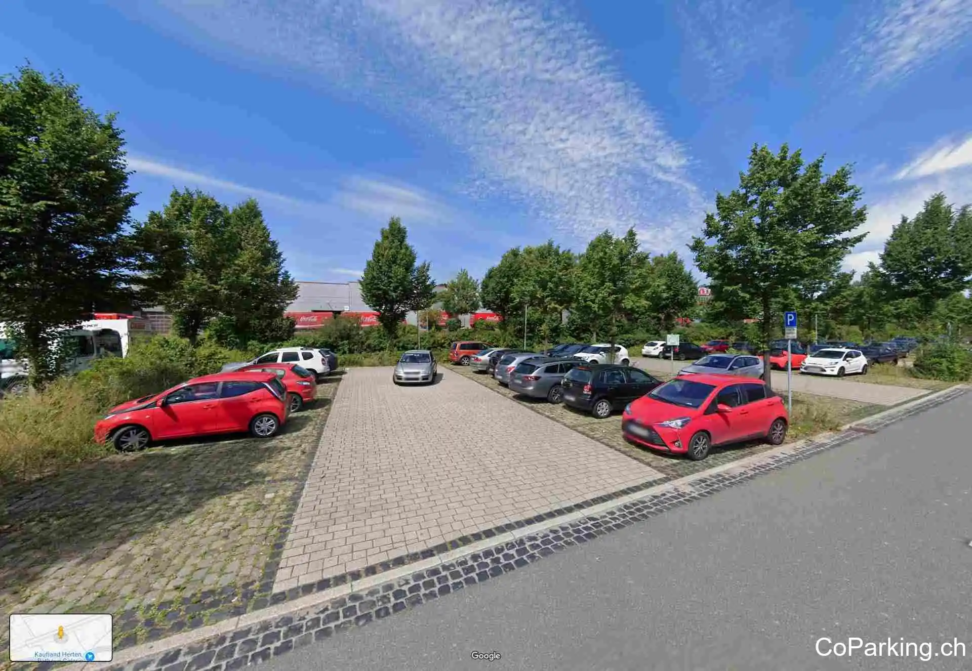 Parkplatz Herten Bf