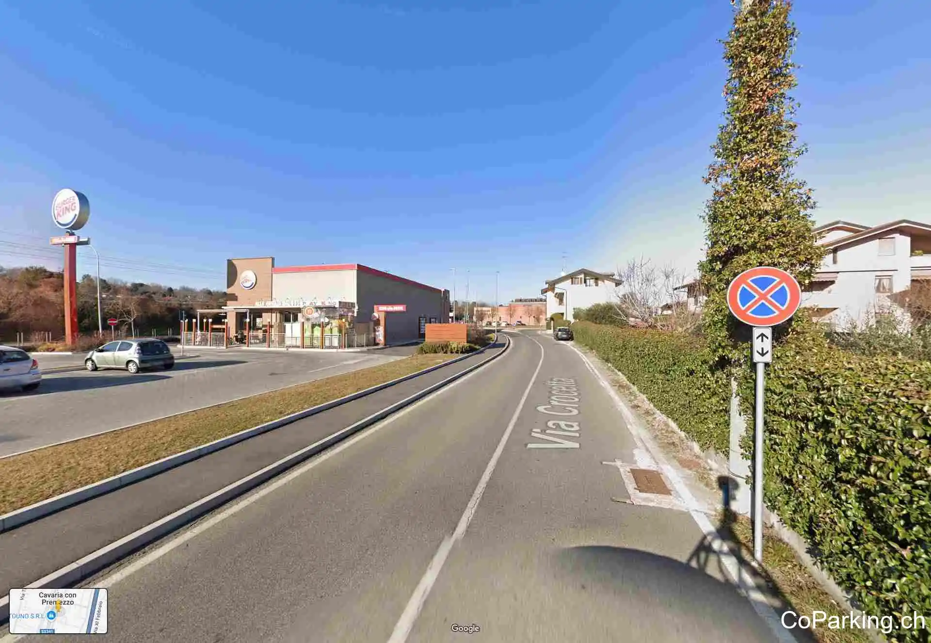 Parcheggio Burger King Cavaria