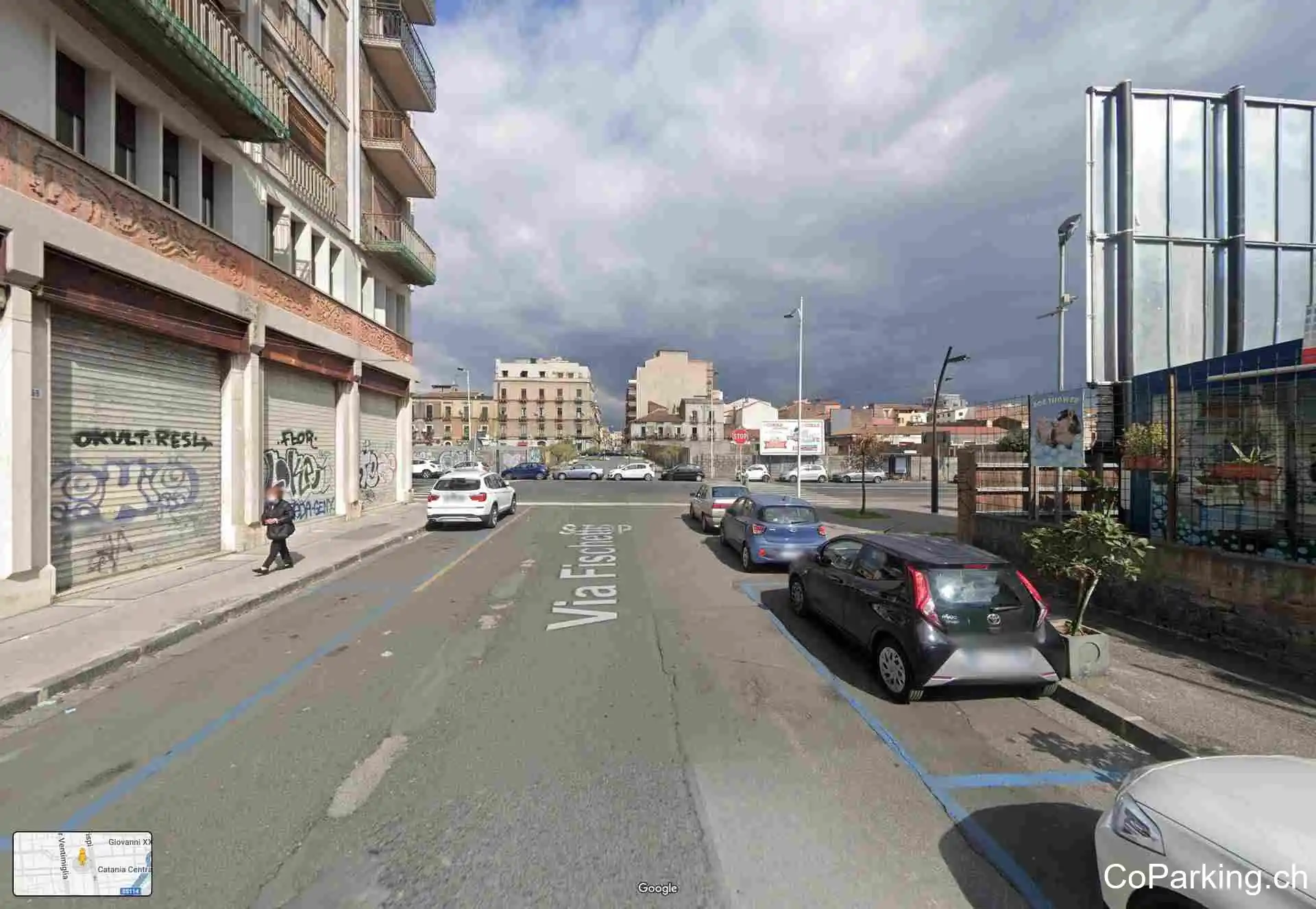 Parcheggio Blu Car