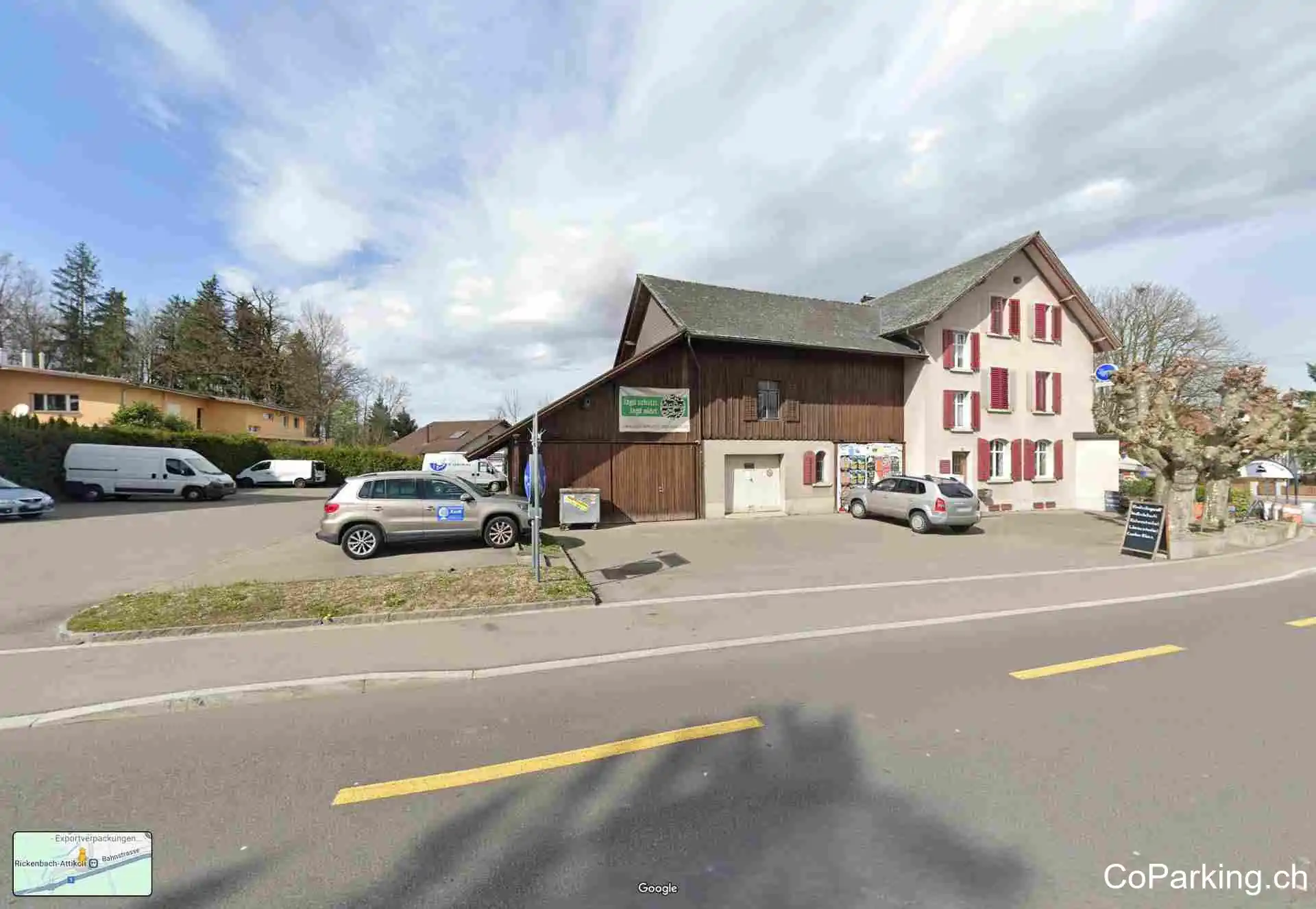 P + R Parkplatz