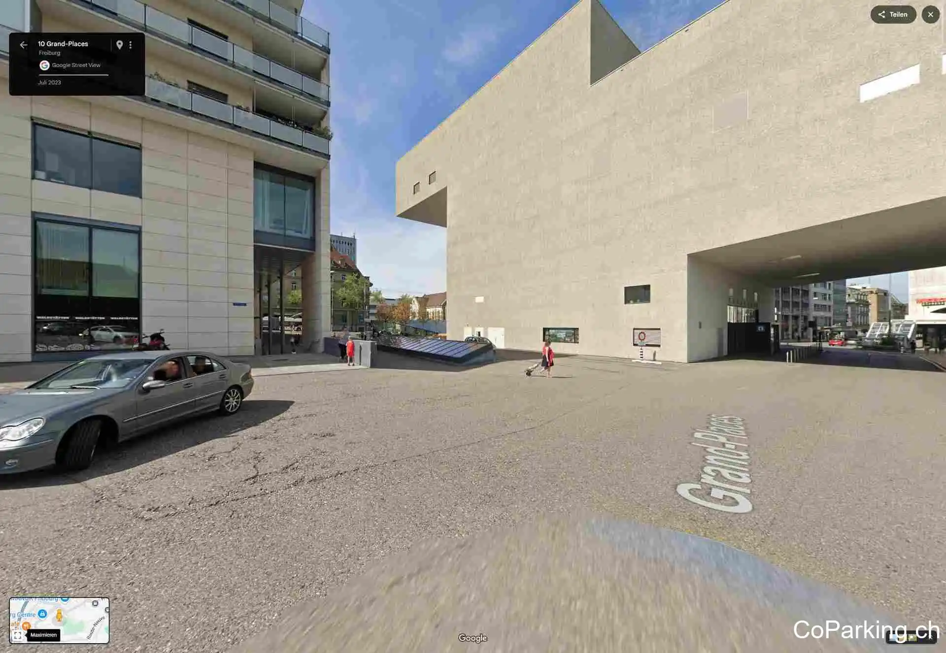 Parking de Fribourg Centre