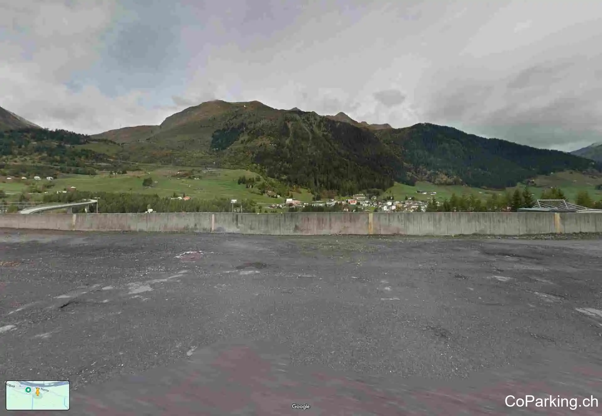 Airolo Parkplatz