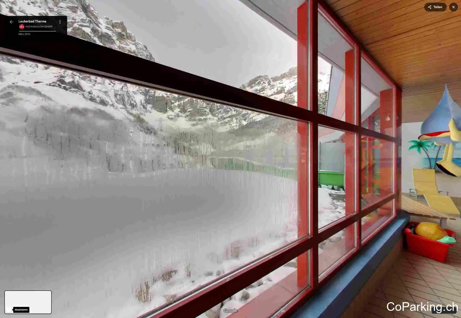 Parking Leukerbad Therme