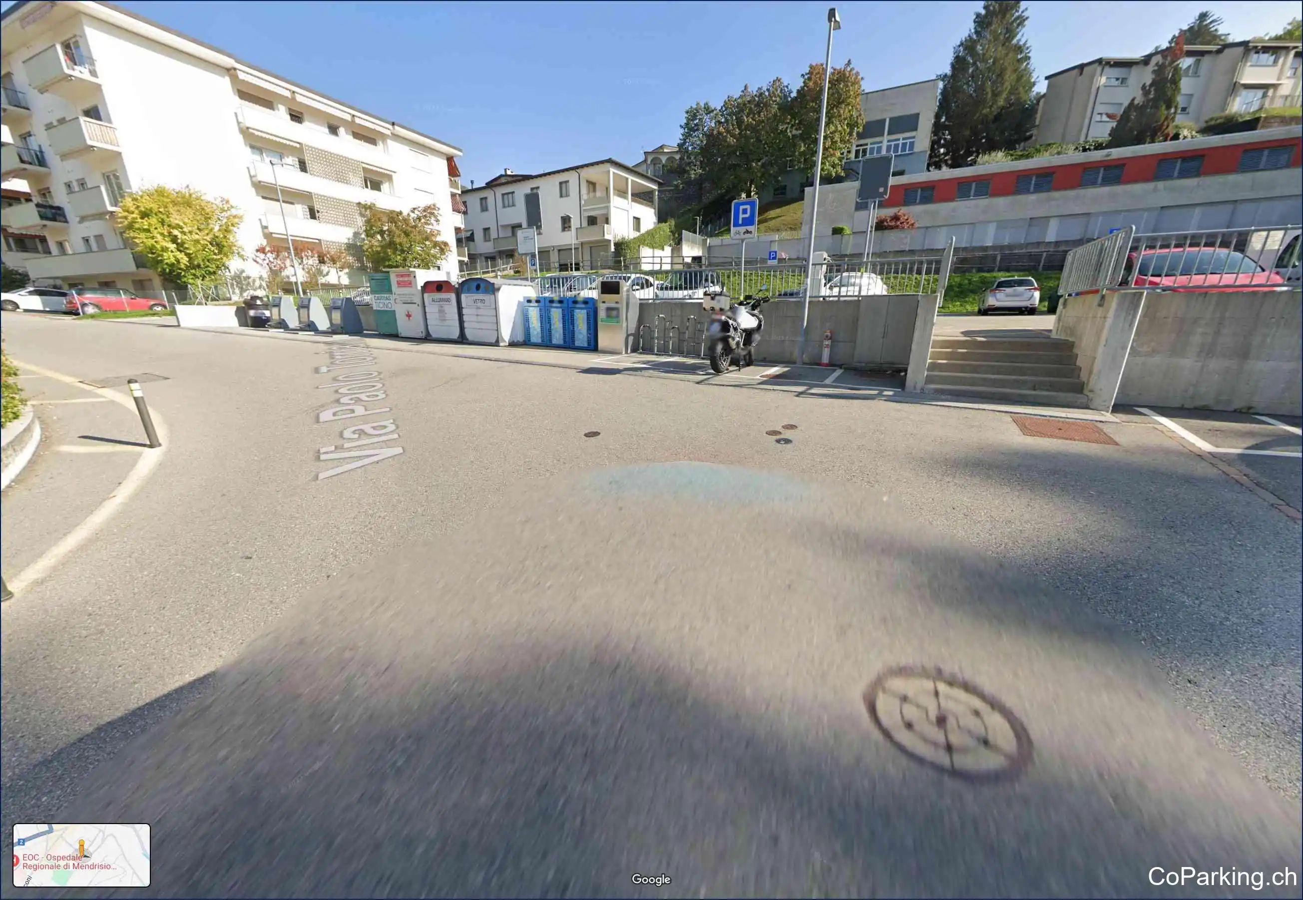 Parking Via Paolo Torriani, Via Paolo Torriani, Mendrisio, 6872