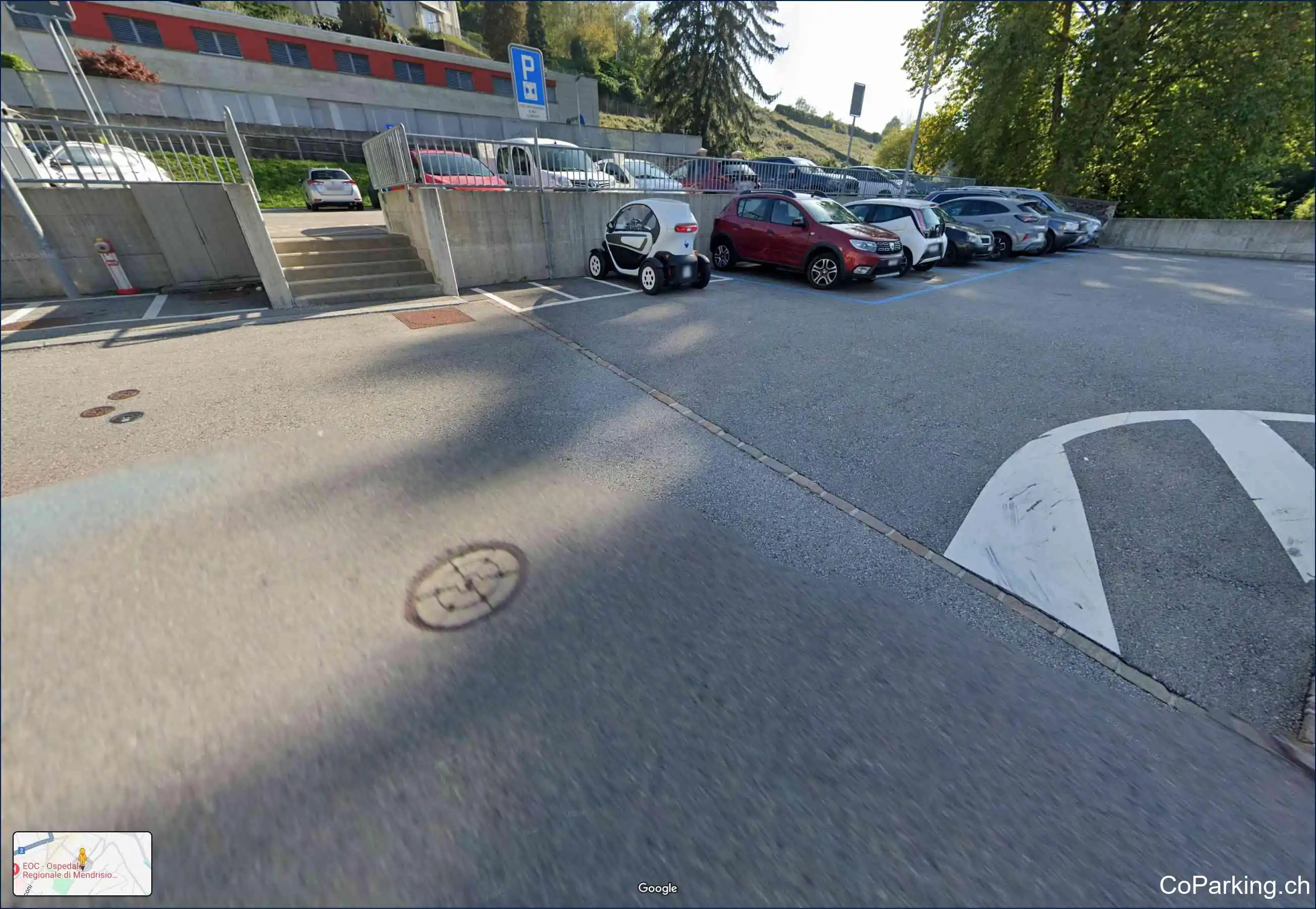 Parking Via Paolo Torriani, Via Paolo Torriani, Mendrisio, 6872