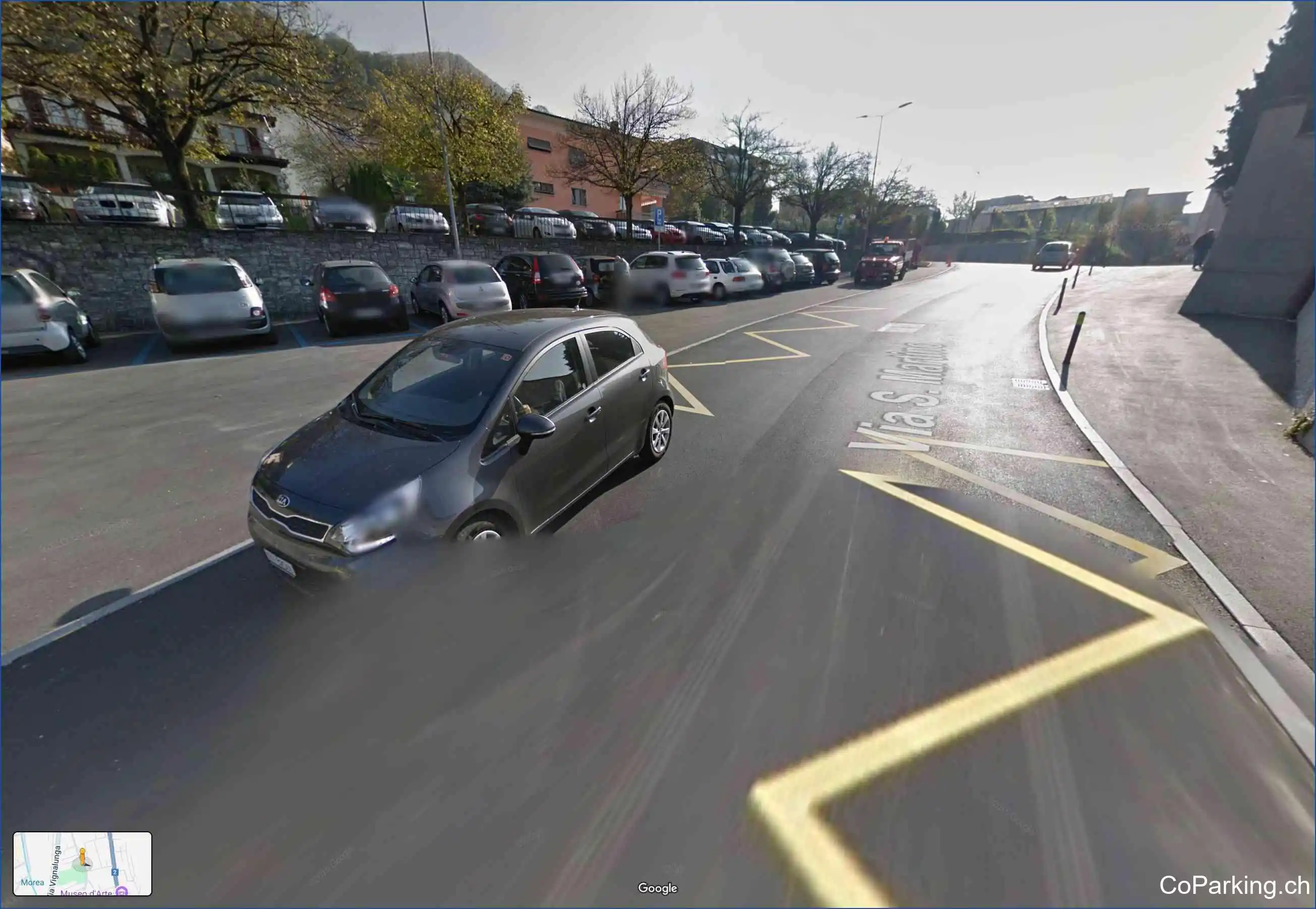 Parking Cimitero, Via San Martino, Mendrisio, 6872
