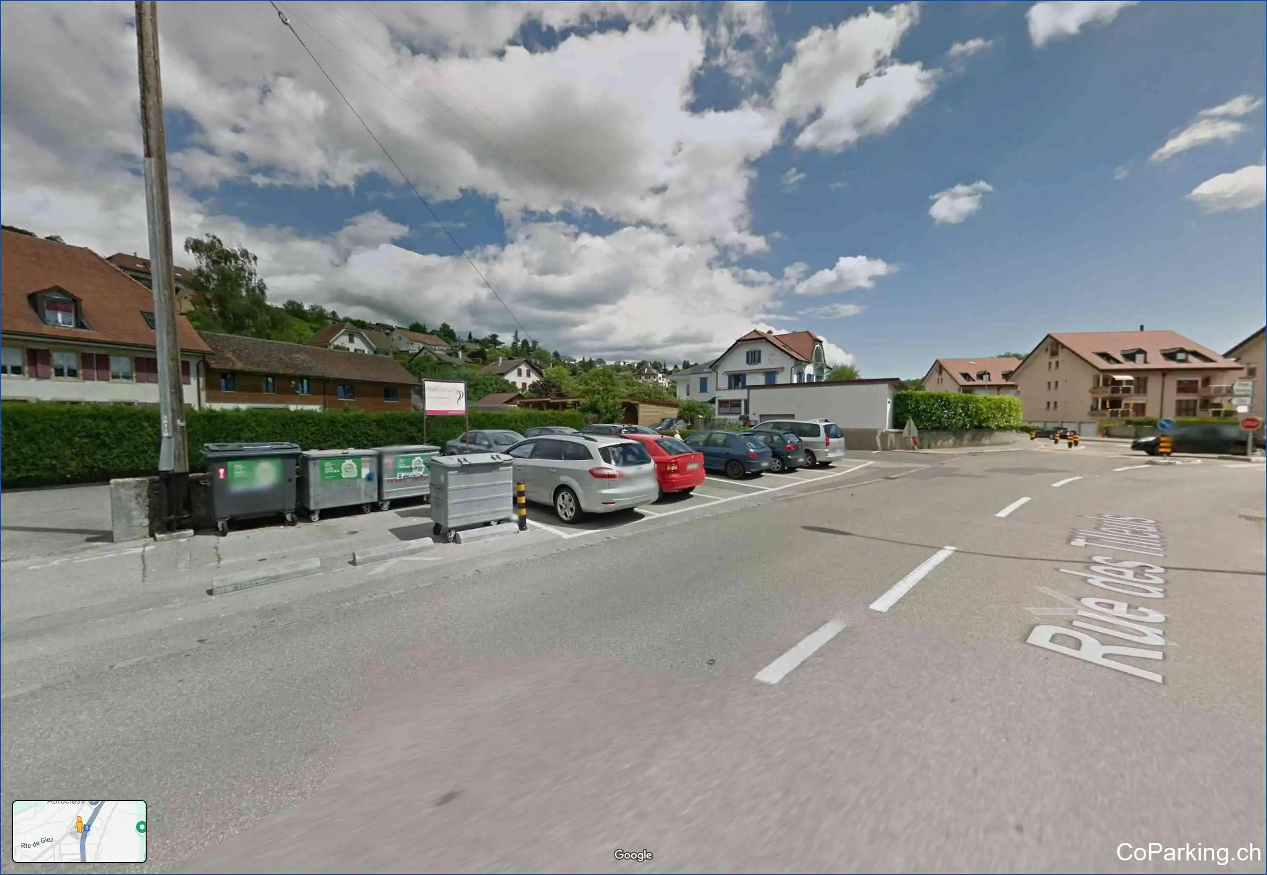 Parking Rue des Tilleuls, Rue des Tilleuls, Grandson, 1422
