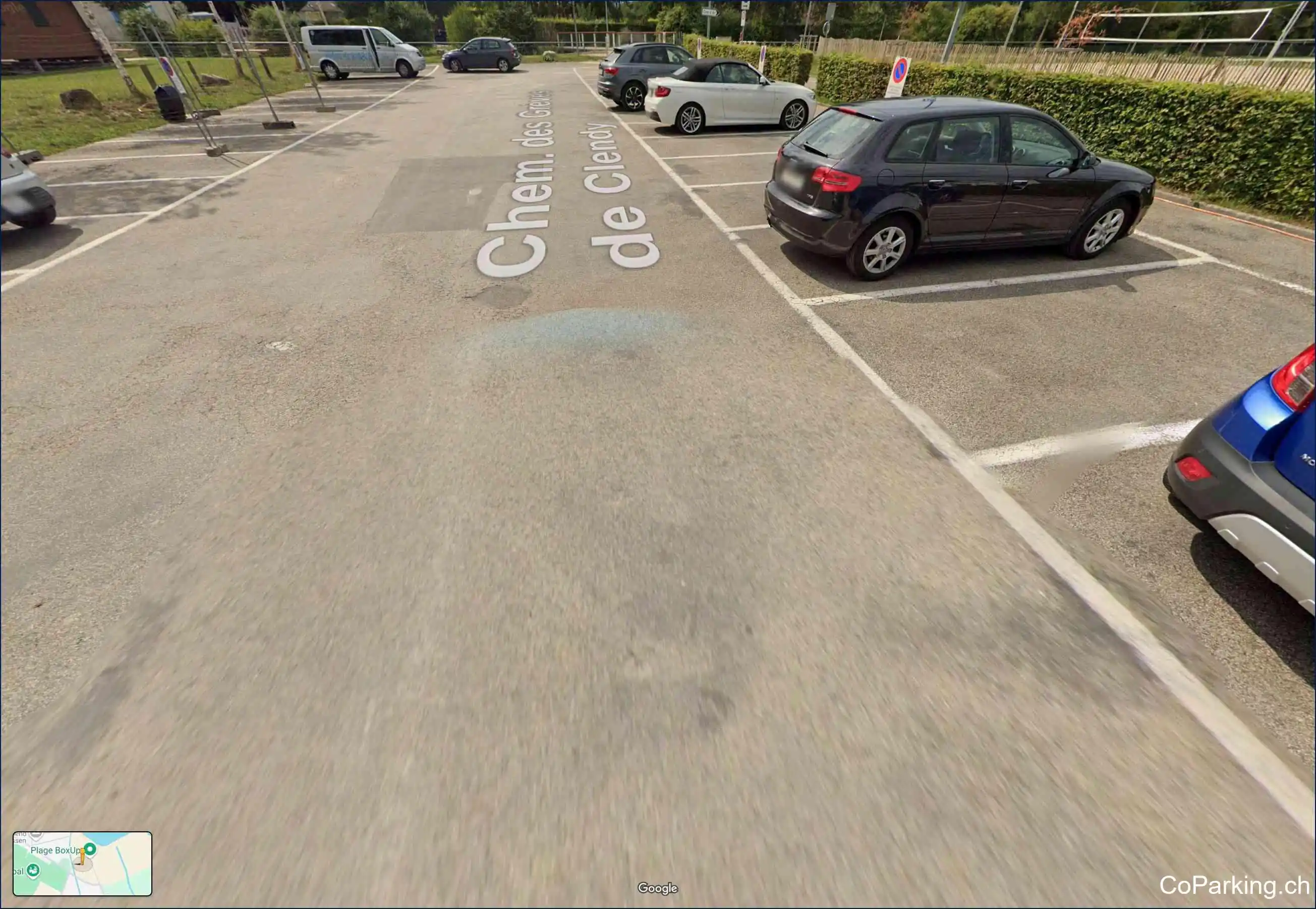 Parking Chemin de la Grève de Clendy, Chemin de la Grève de Clendy, Yverdon-les-Bains, 1401