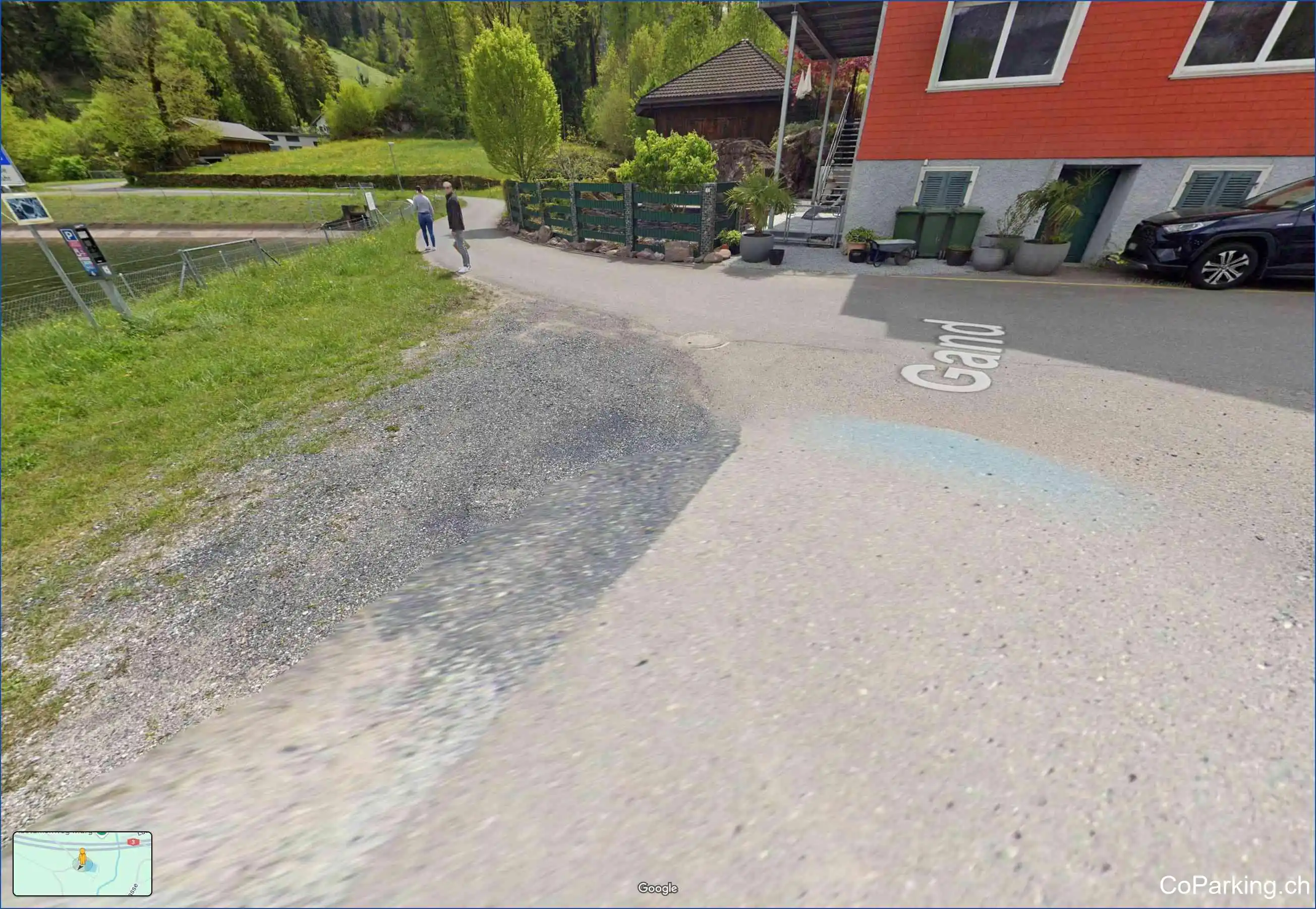 Parking Am Weiher, Am Weiher, Murg, 8877