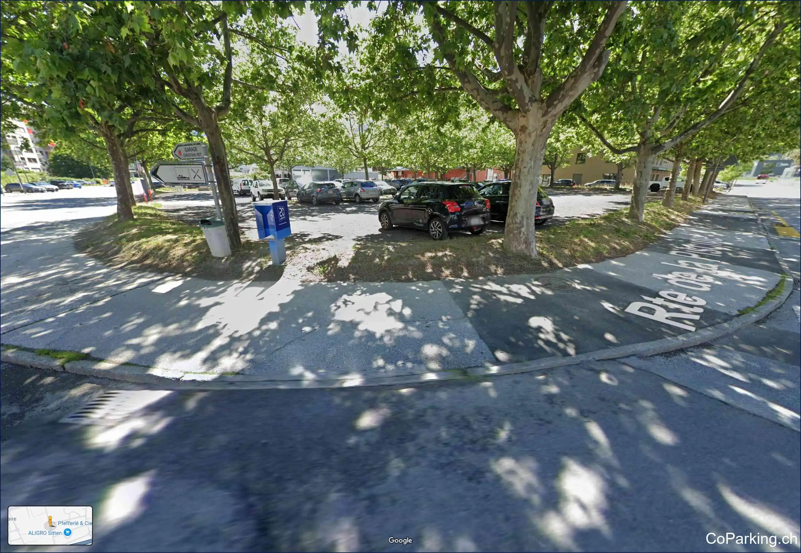 Parking ETA SA, Route de la Piscine, Sion, 1950