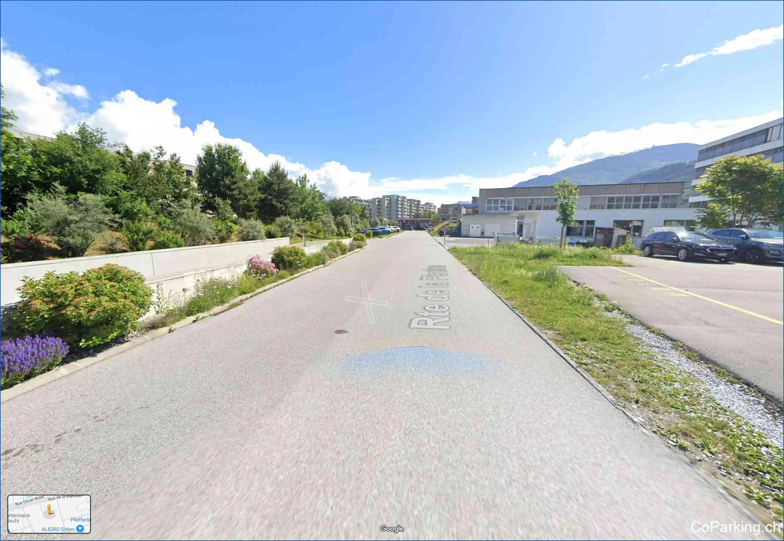 Parking Swisscom Business Park, Chemin Saint-Hubert, Sion, 1950