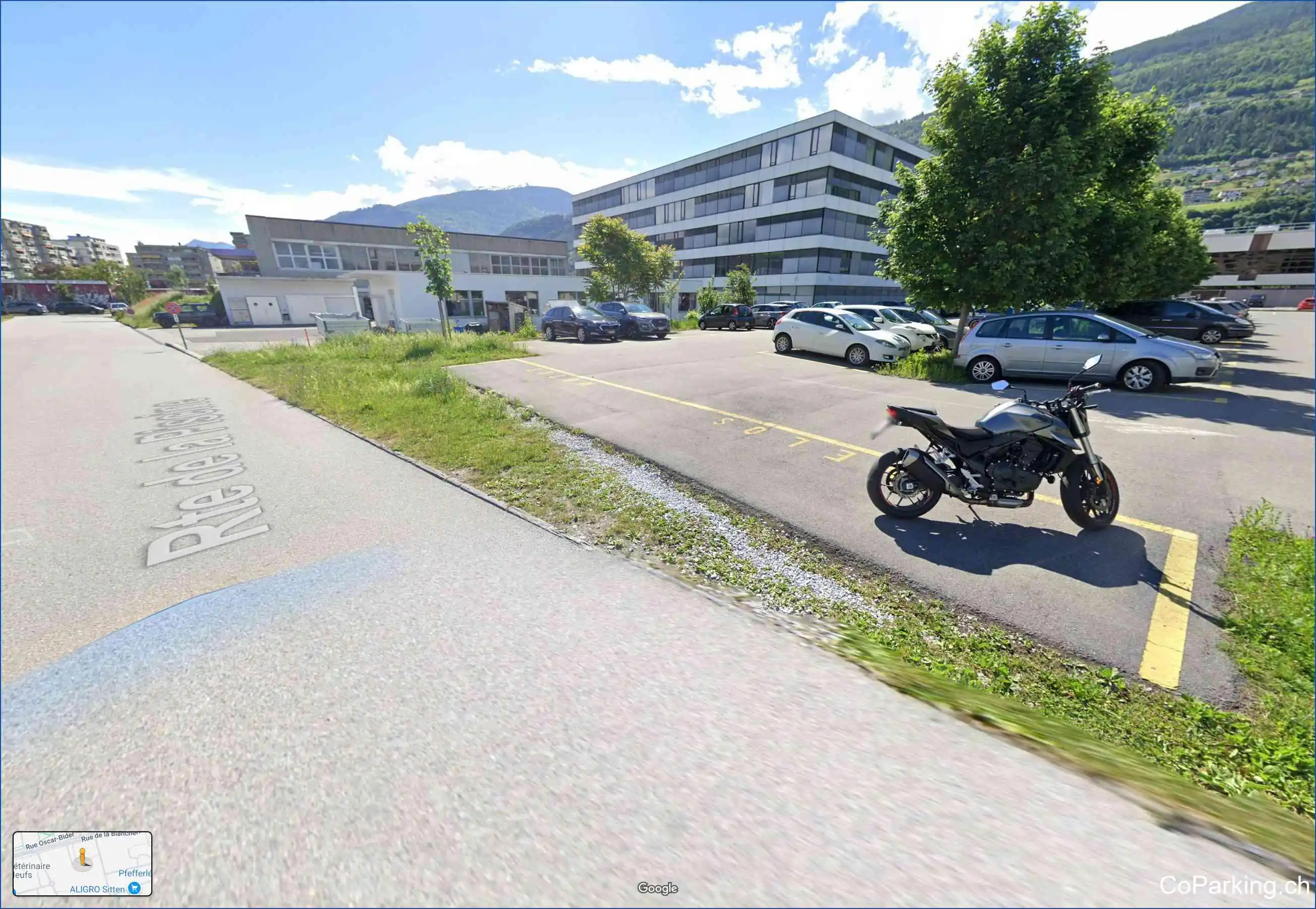 Parking Swisscom Business Park, Chemin Saint-Hubert, Sion, 1950