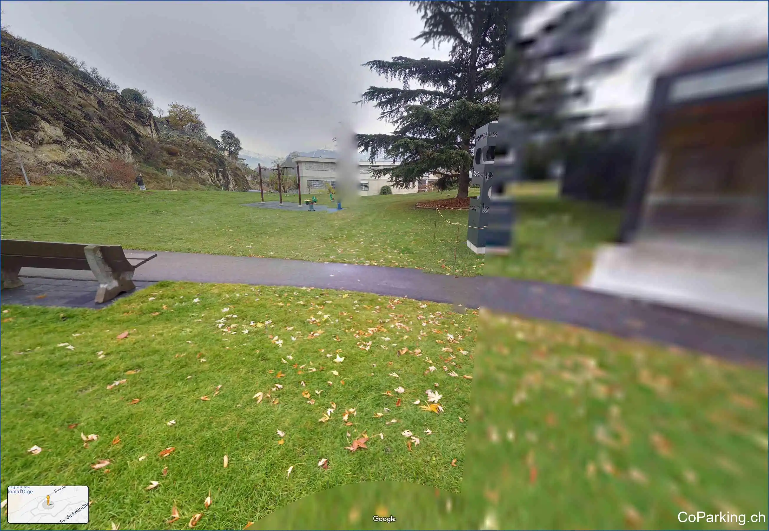 Parking Chemin des Lézards, Chemin des Lézards, Sion, 1950
