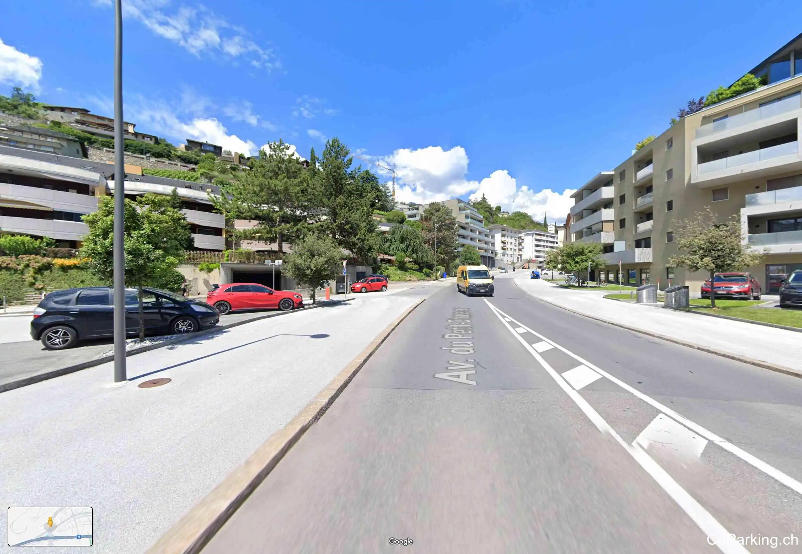 Parking Av. du Petit-Chasseur, Avenue du Petit-Chasseur, Sion, 1950