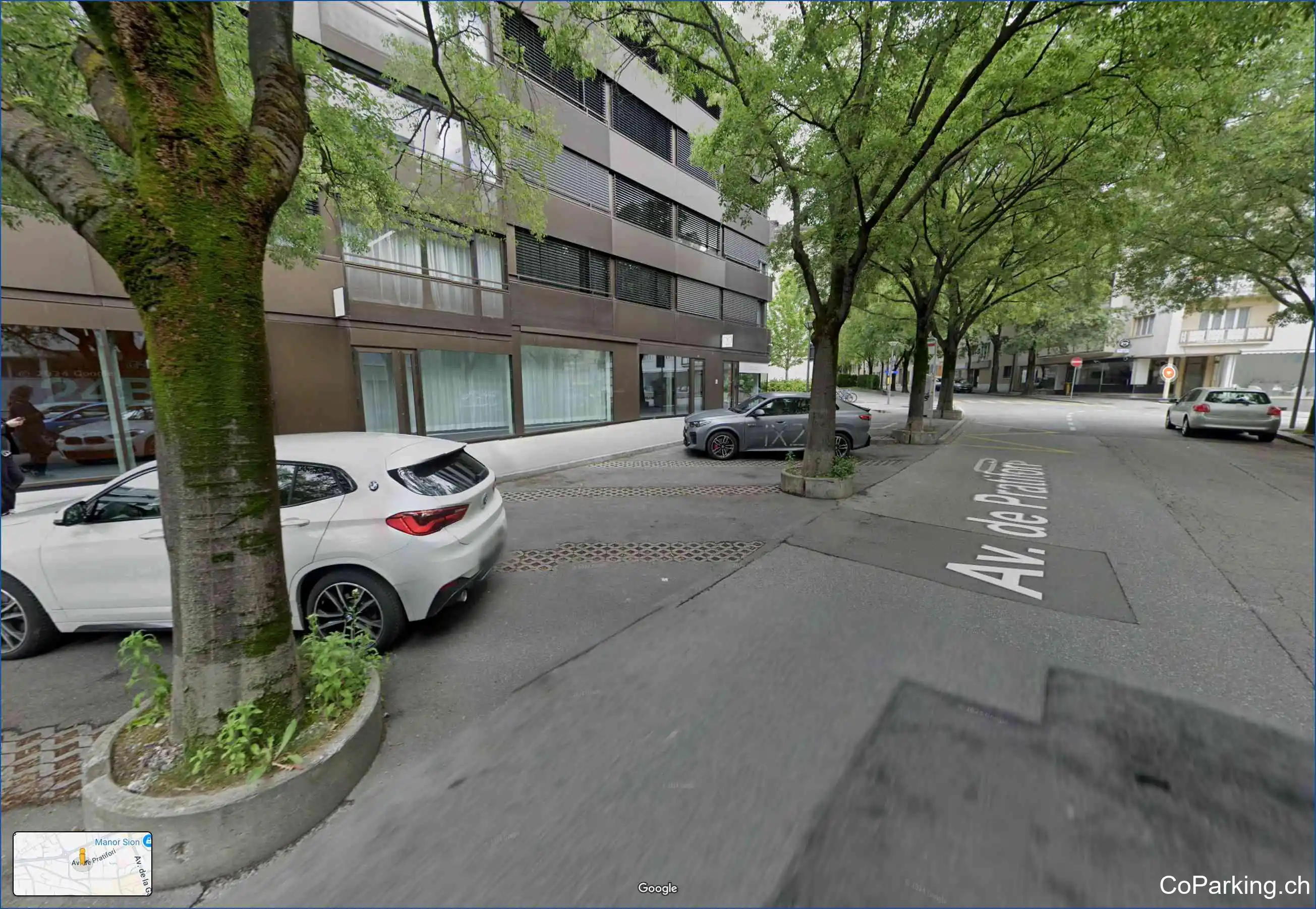 Parking Av. de Pratifori, Avenue de Pratifori, Sion, 1950