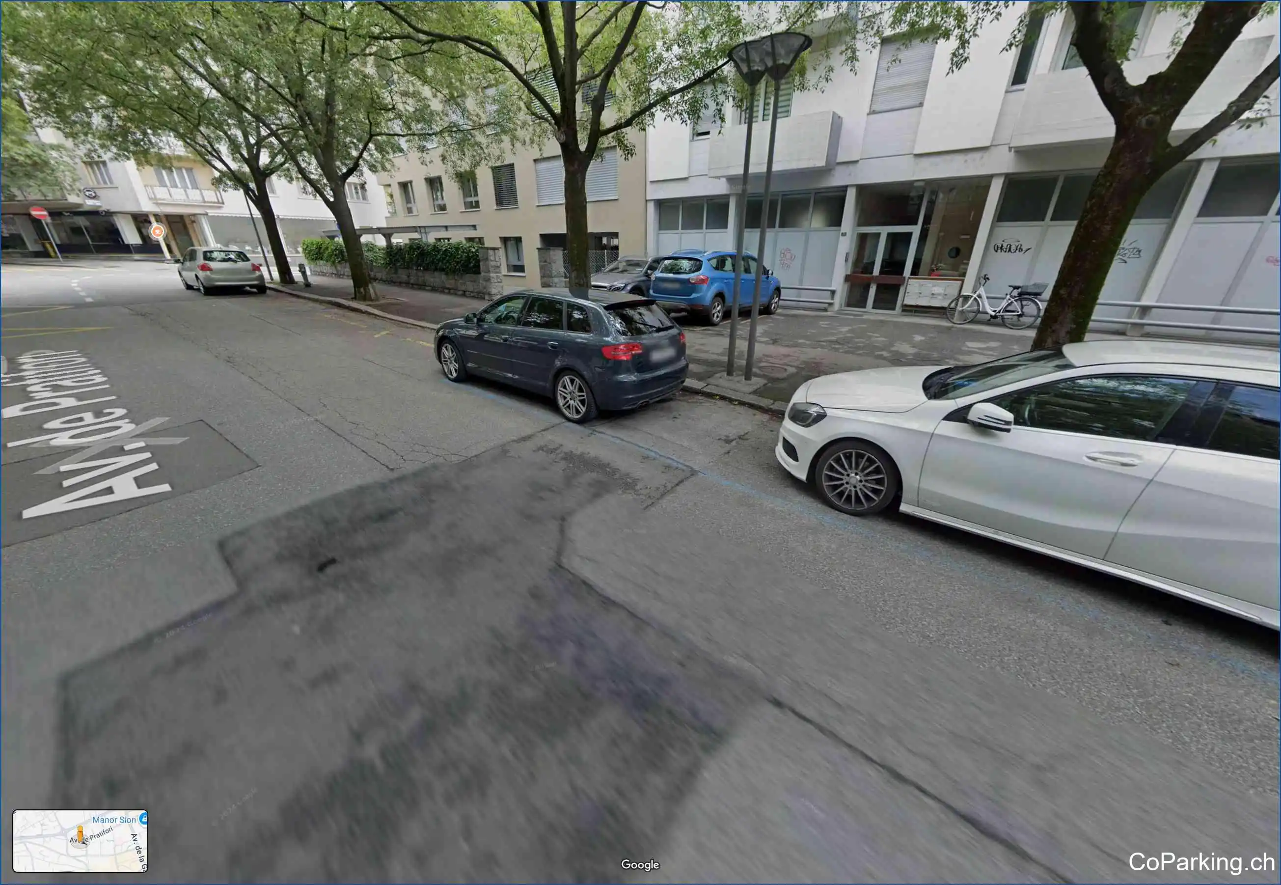Parking Av. de Pratifori, Avenue de Pratifori, Sion, 1950