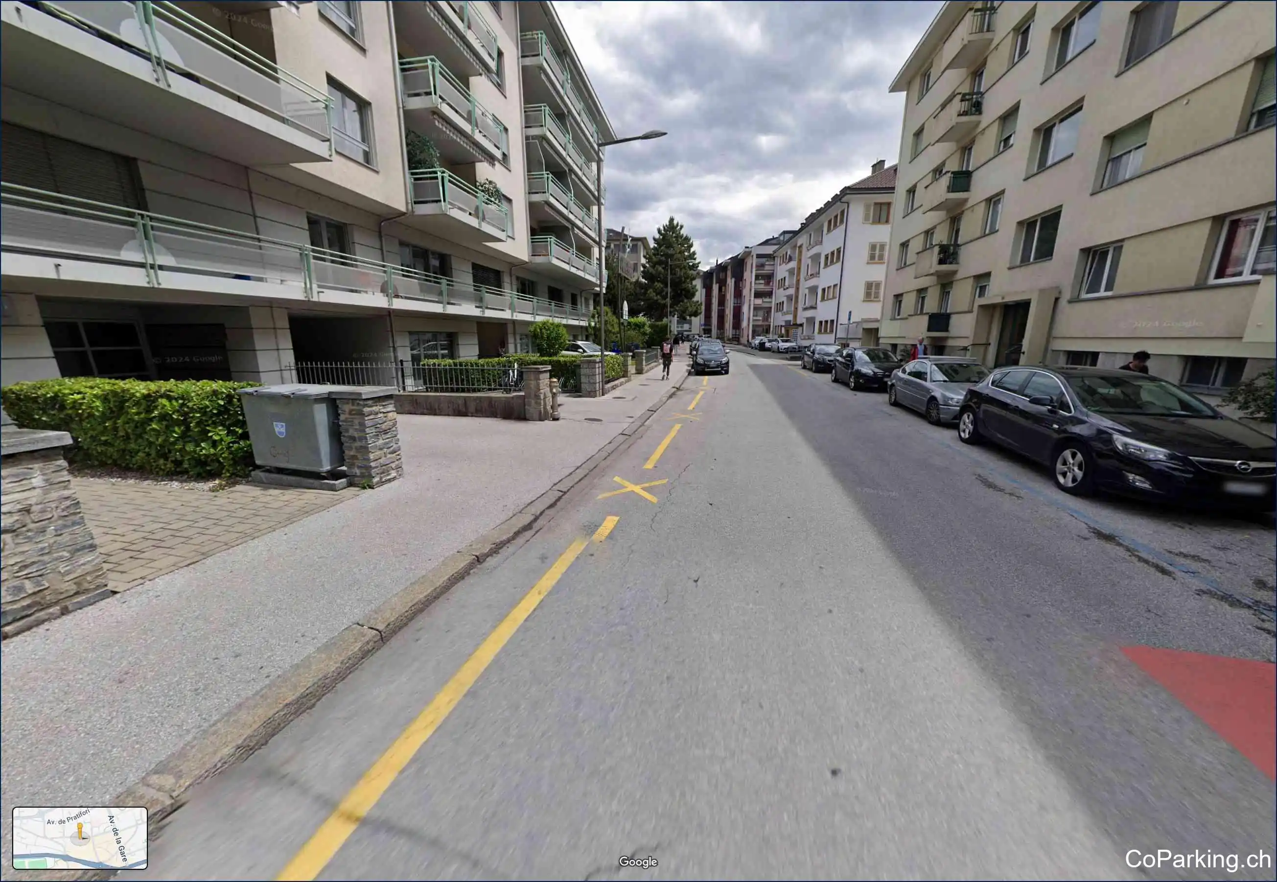 Parking Rue de Condémines, Rue de Condémines, Sion, 1950