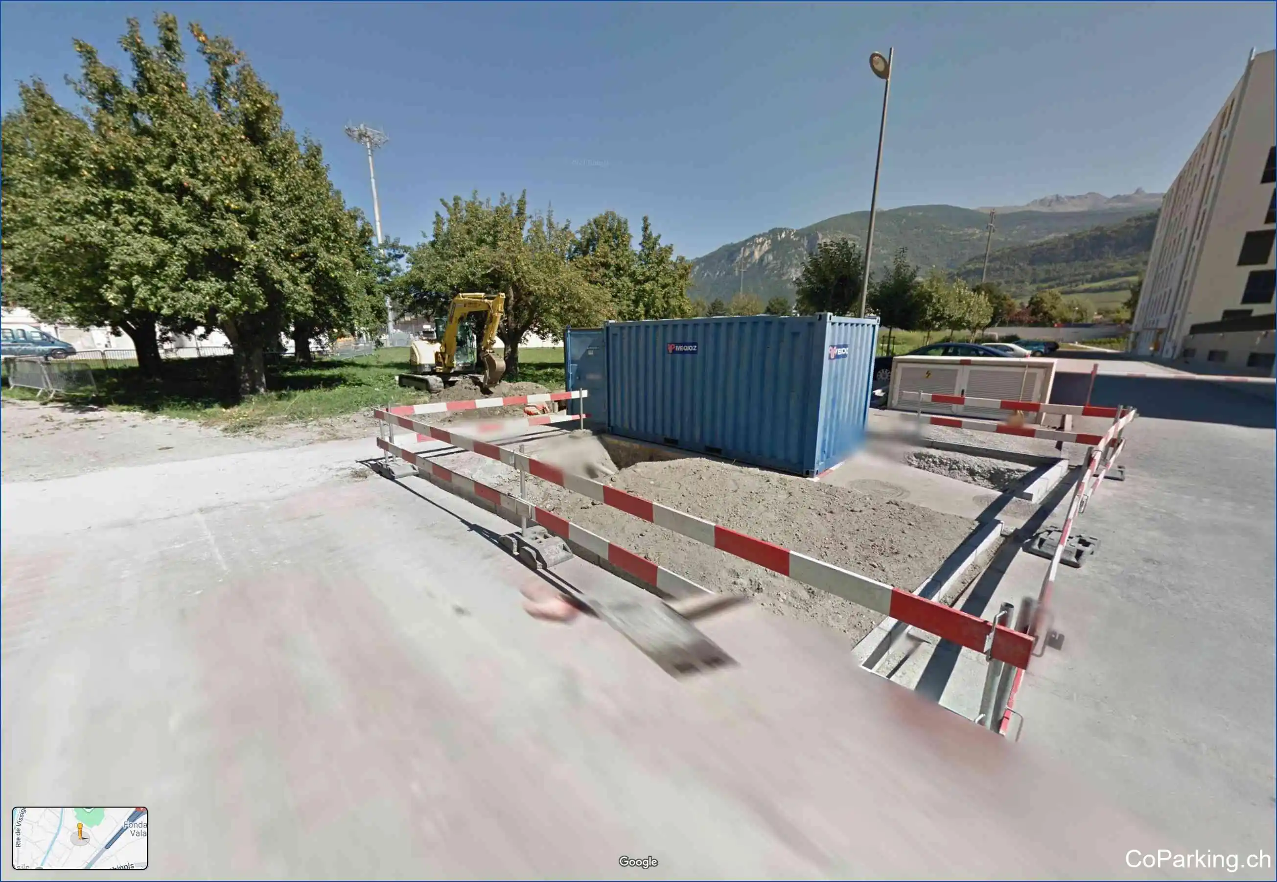 Parking Av. du Bietschhorn, Avenue du Bietschhorn, Sion, 1950
