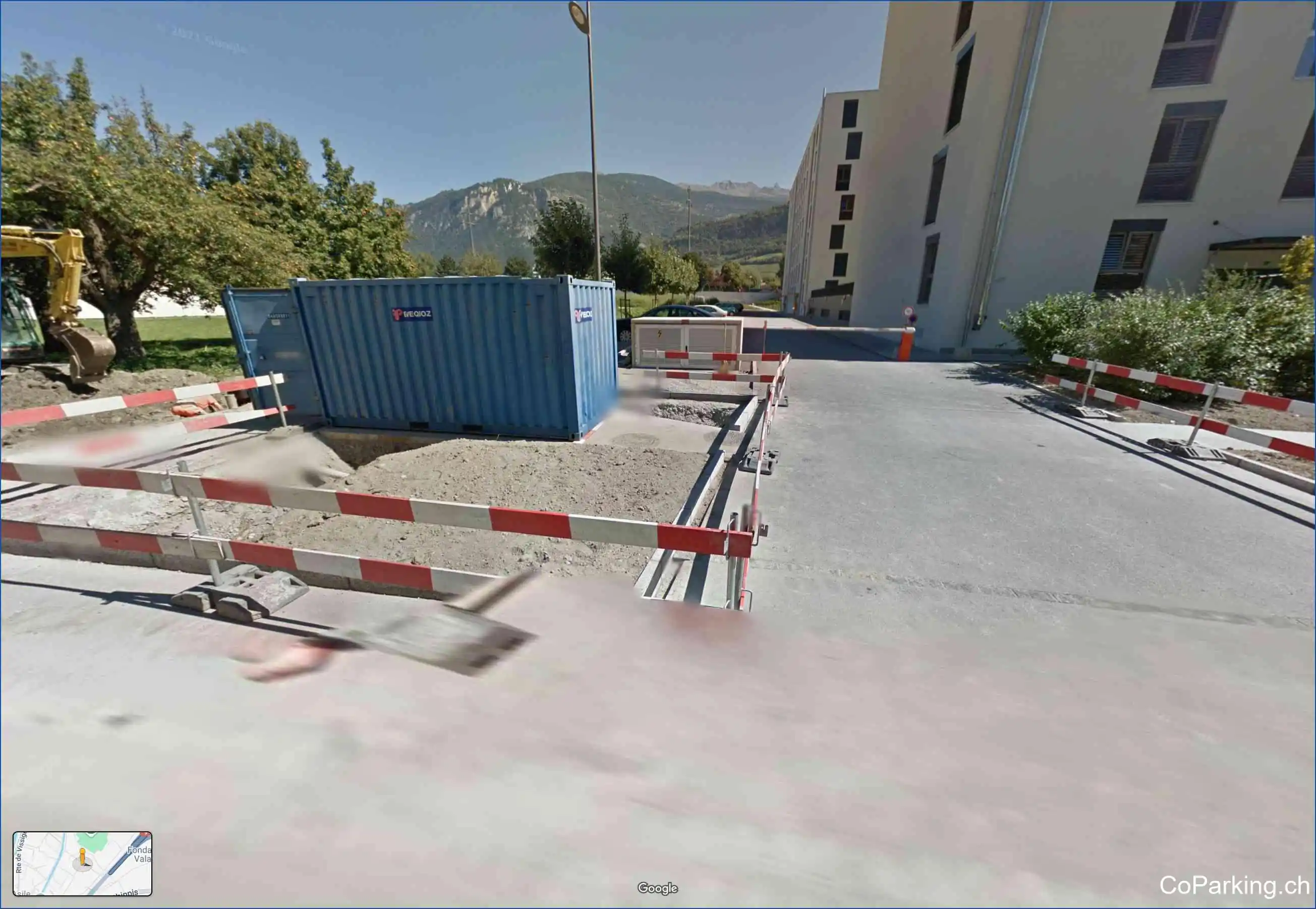 Parking Av. du Bietschhorn, Avenue du Bietschhorn, Sion, 1950