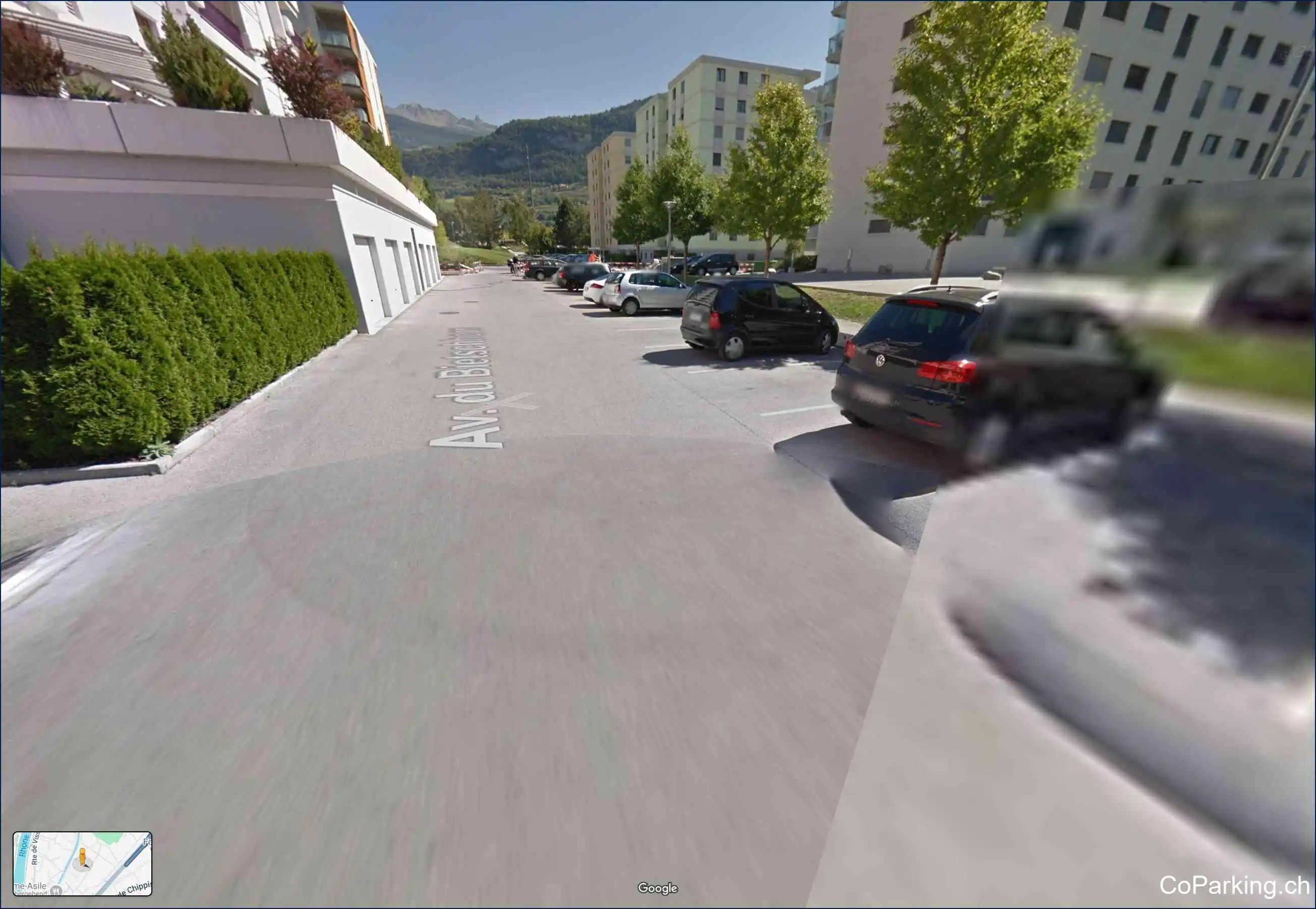 Parking Av. du Bietschhorn, Avenue du Bietschhorn, Sion, 1950