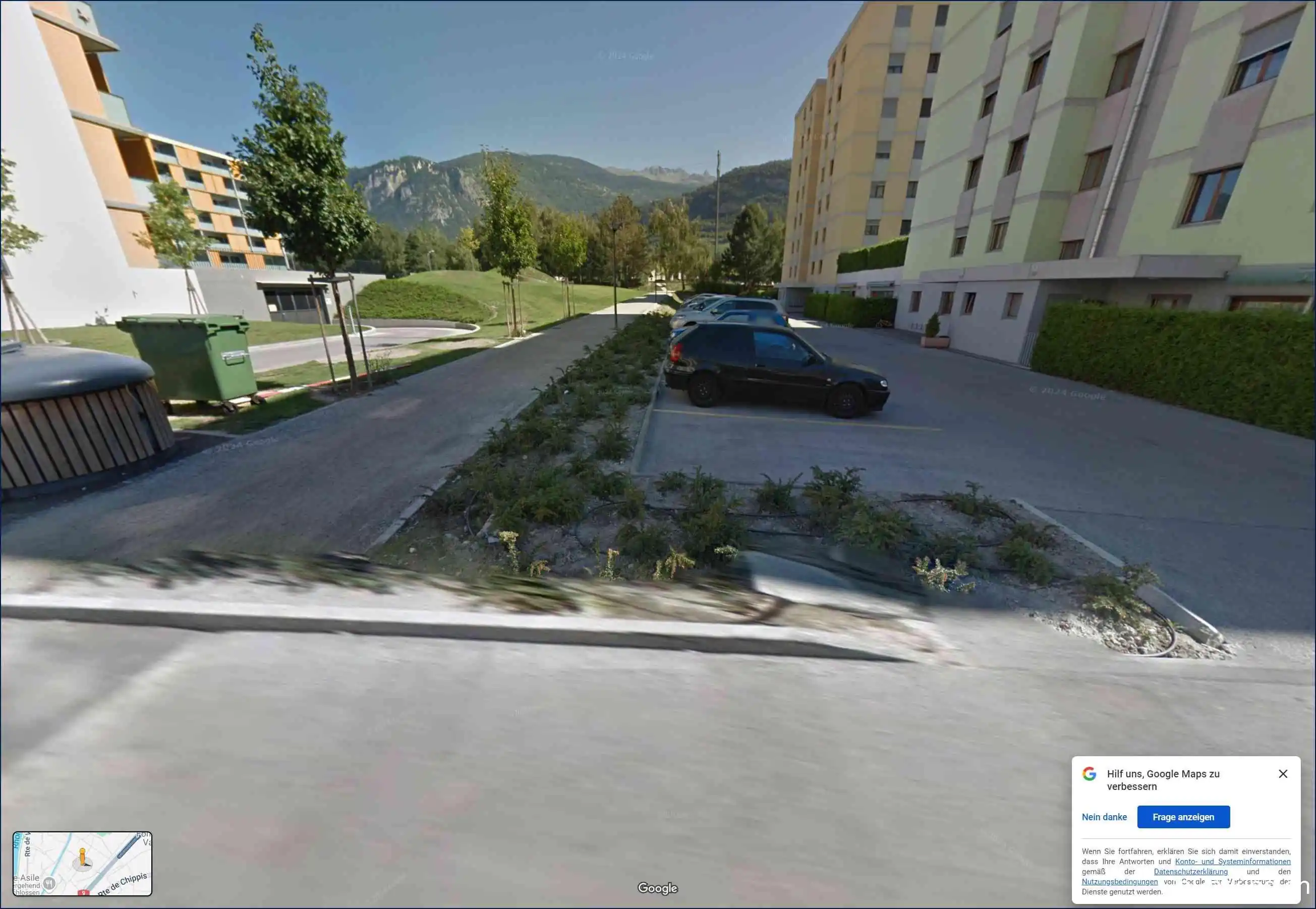 Parking Av. du Bietschhorn, Avenue du Bietschhorn, Sion, 1950