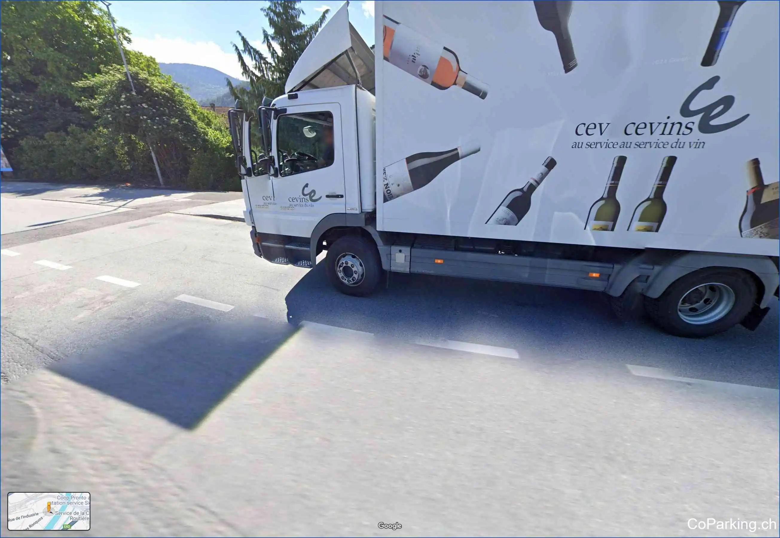 Parking Rue de l'Industrie, Rue de l'Industrie, Sion, 1950