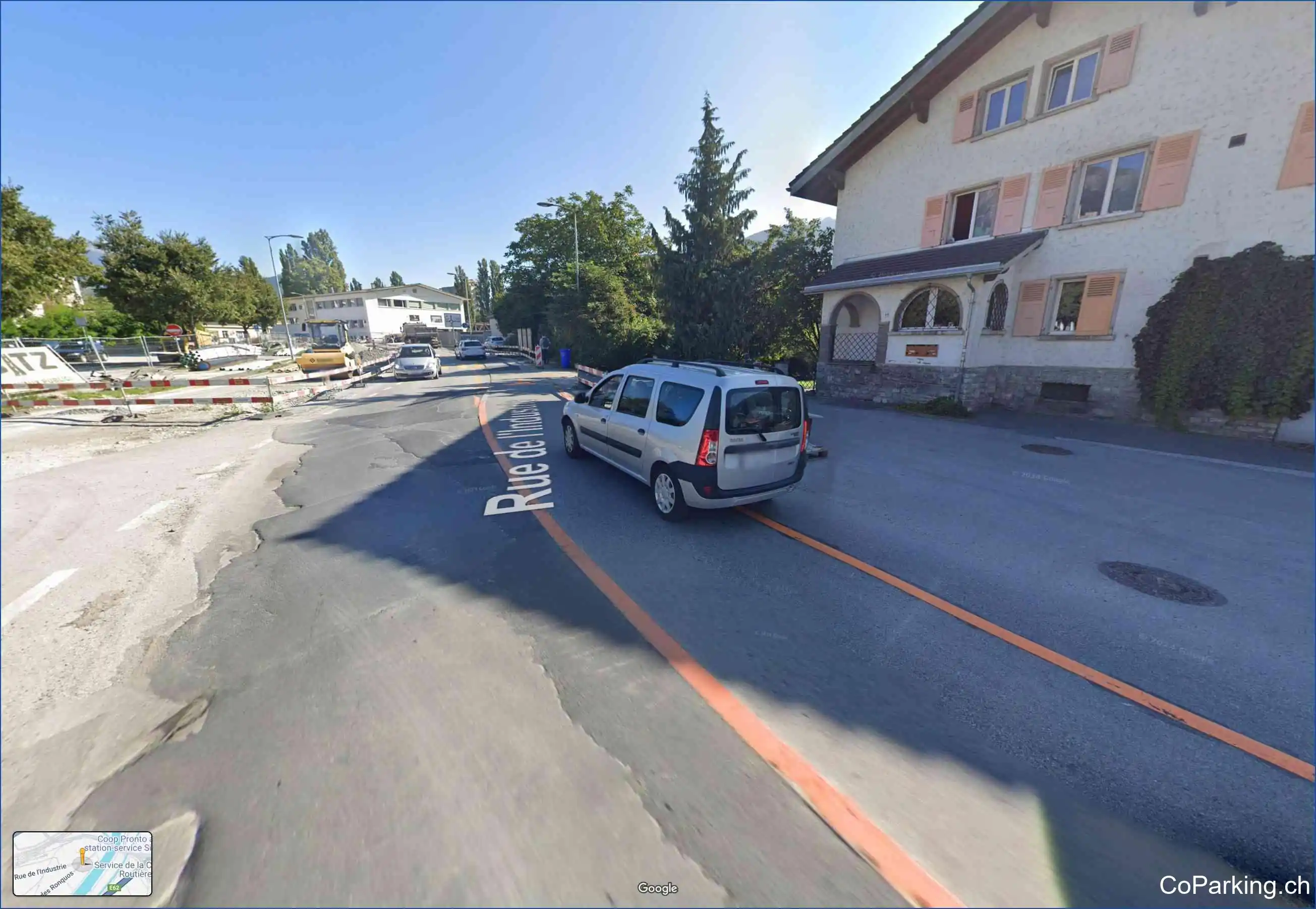 Parking Rue de l'Industrie, Rue de l'Industrie, Sion, 1950
