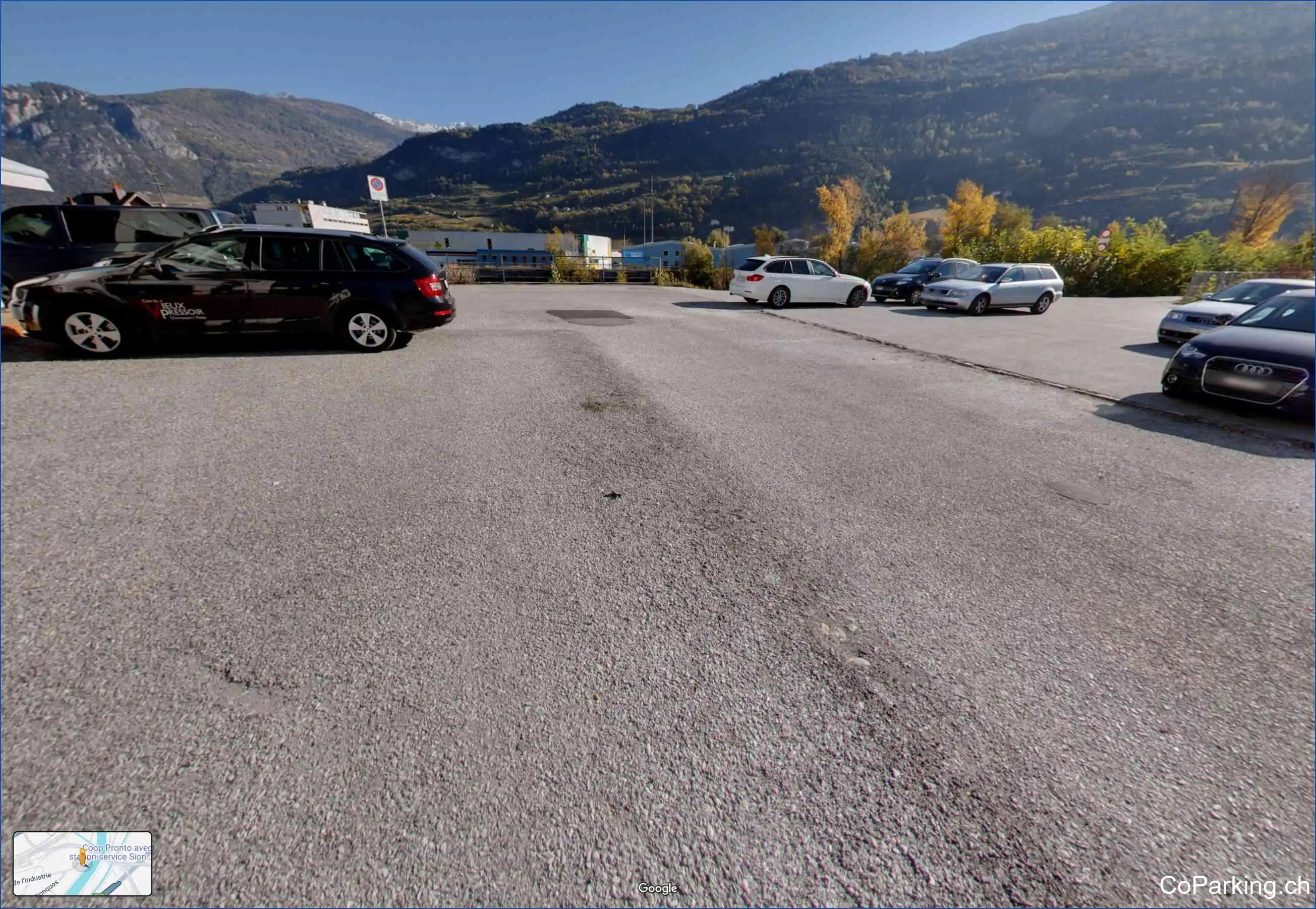 Parking Rue de l'Industrie, Rue de l'Industrie, Sion, 1950