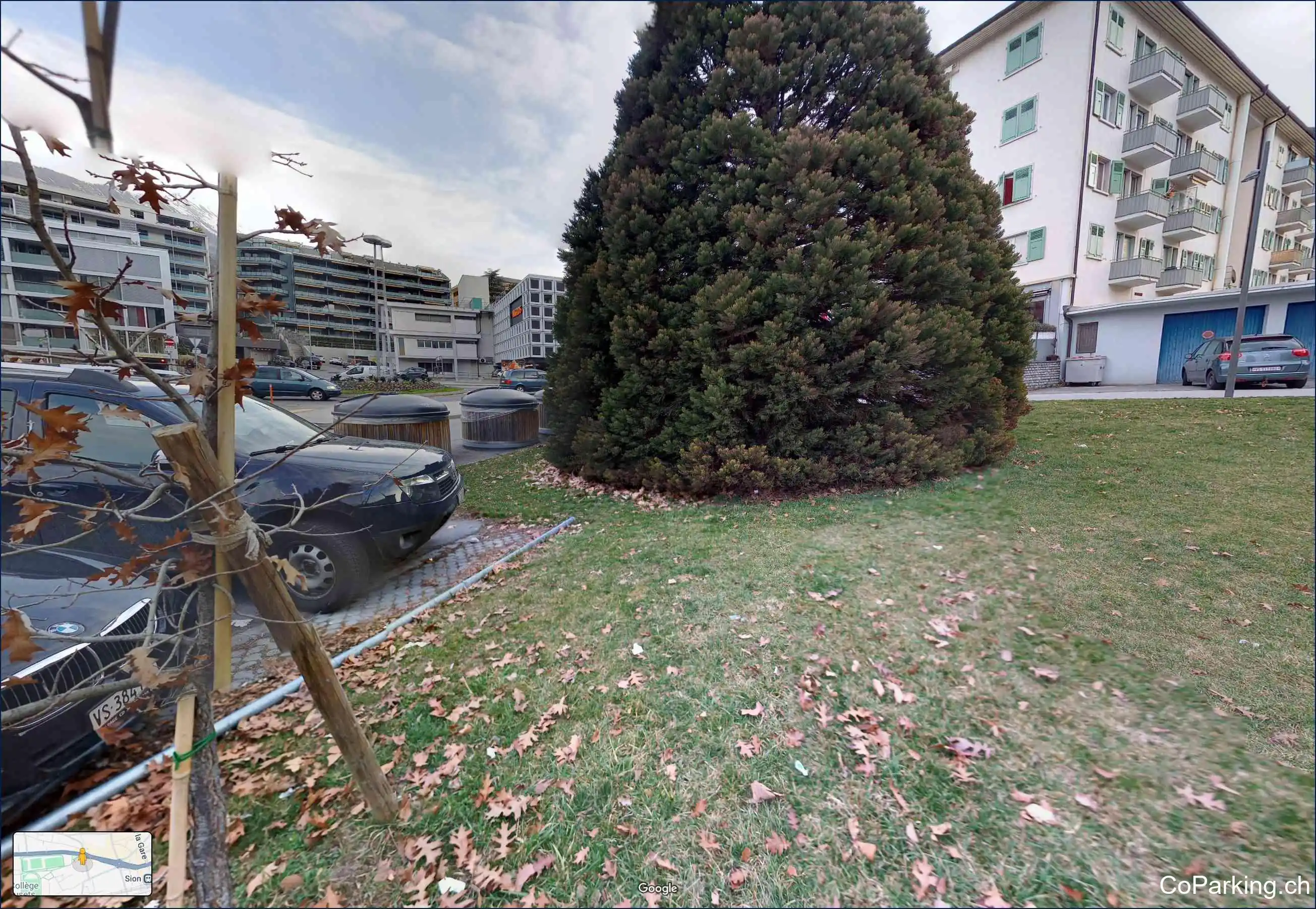 Parking Av. de France, Avenue de France, Sion, 1950