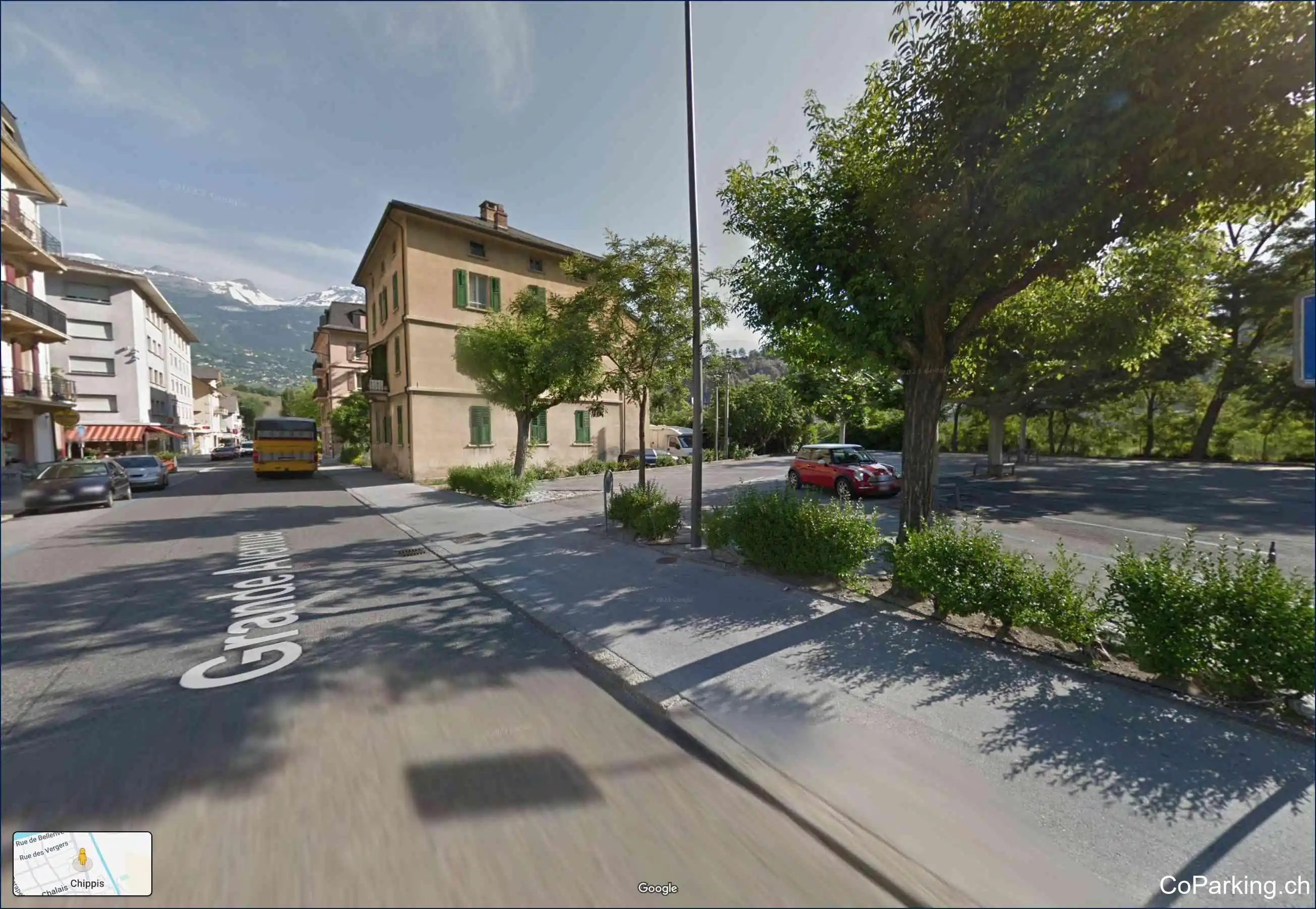 Parking Grande Avenue, Grande Avenue, Sierre, 3960