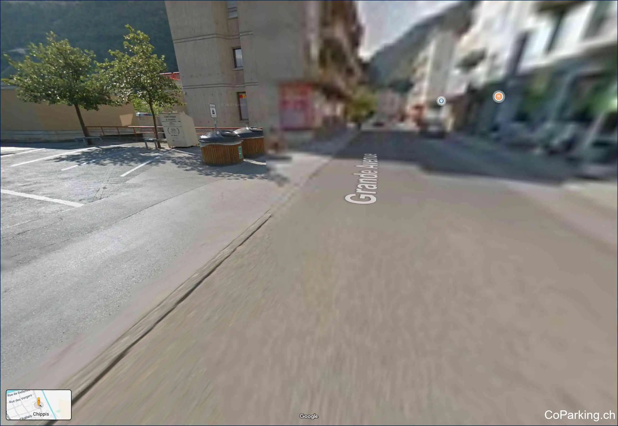 Parking Grande Avenue, Grande Avenue, Sierre, 3960