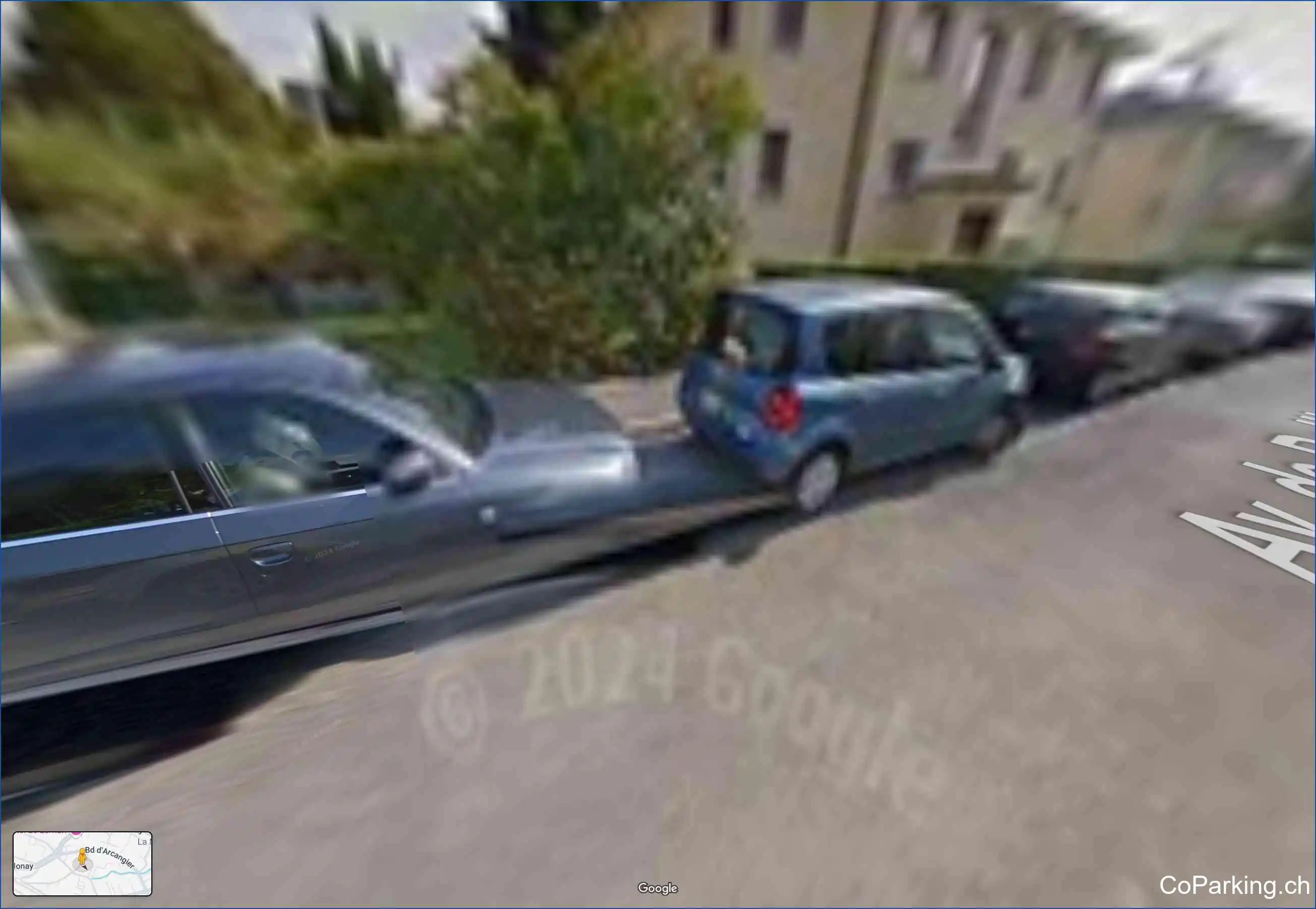 Parking Av. de Rolliez, Avenue de Rolliez, Vevey, 1814