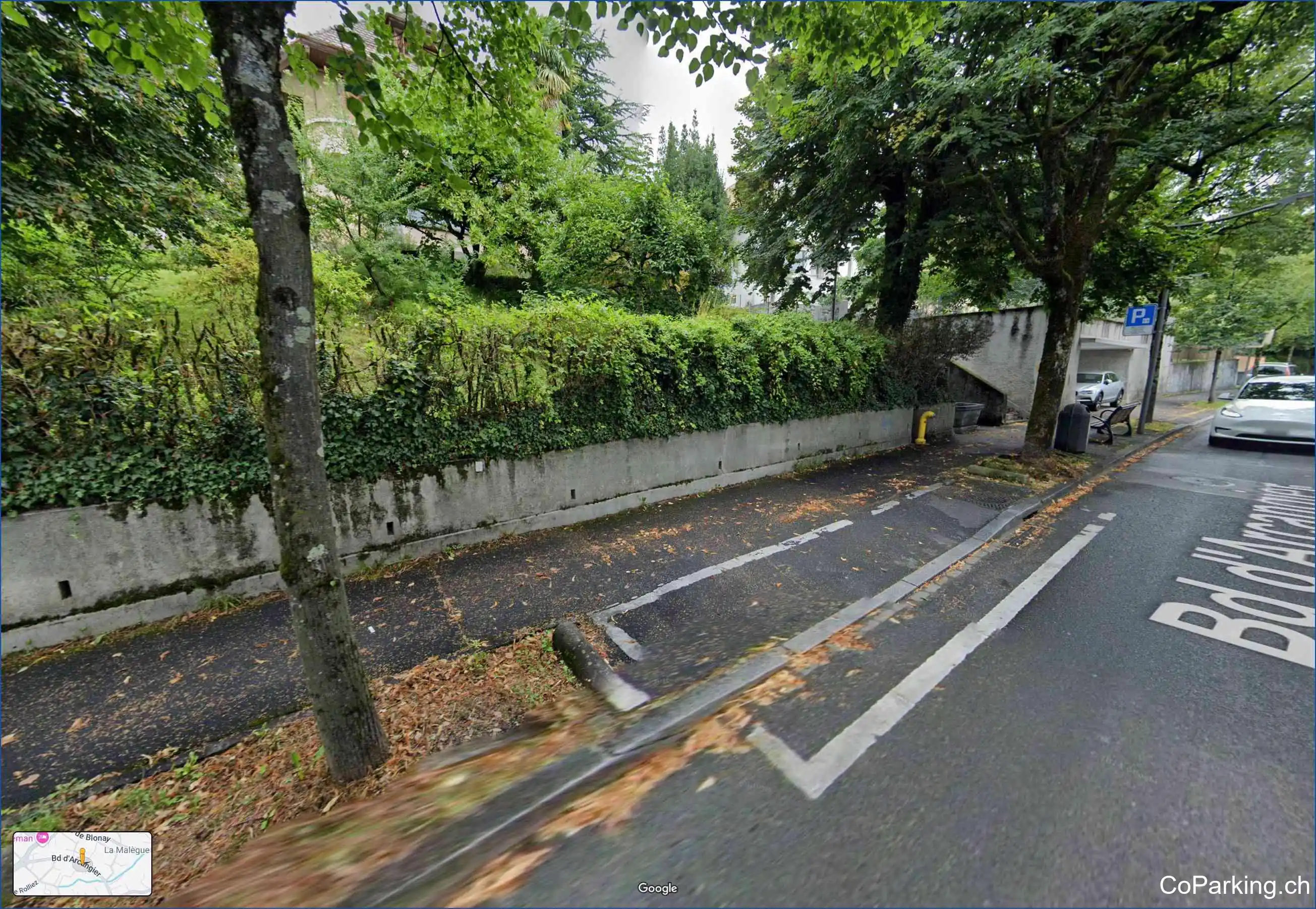 Parking Bld. d'Arcangier, Boulevard d'Arcangier, Vevey, 1814