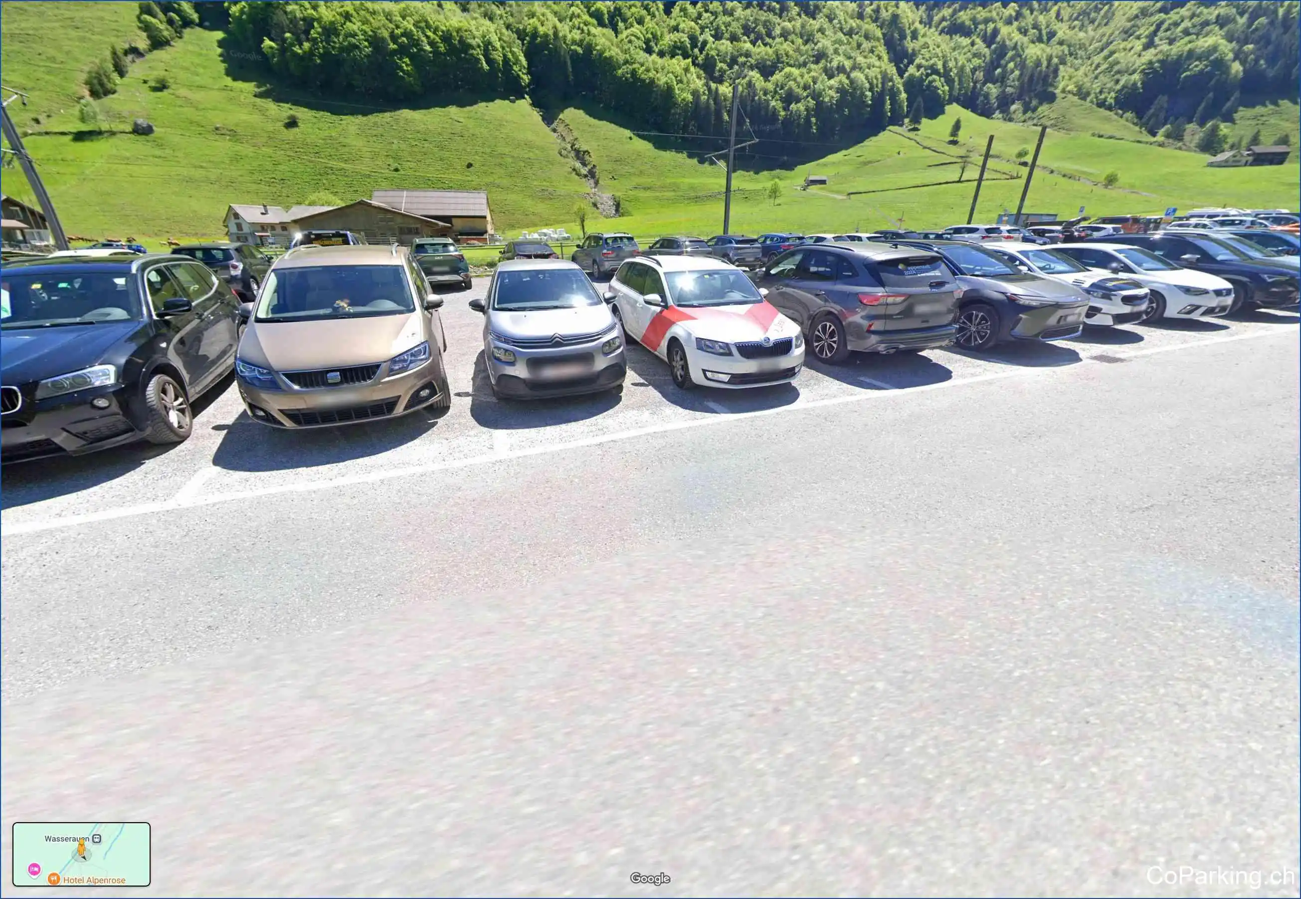 Parking Bahnhof Wasserauen, Schwendetalstrasse, Wasserauen, 9057