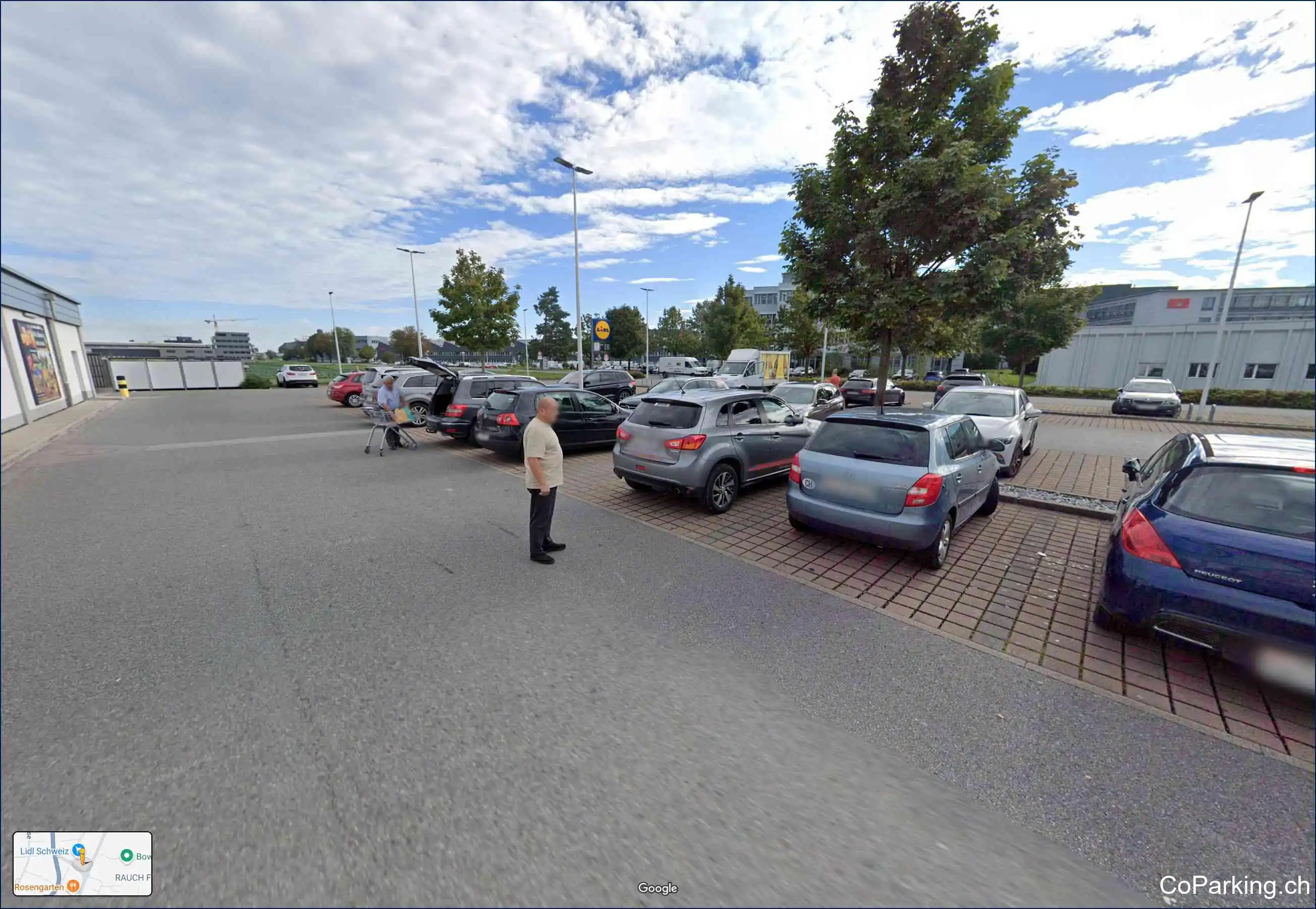 Parking LIDL Widnau, Rosenbergsaustrasse, Widnau, 9443