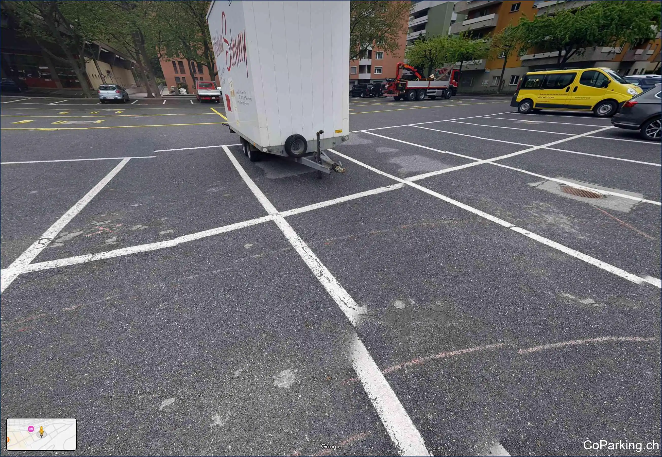 Parking Zirkusplatz, Rhonesandstrasse, Brig, 3900