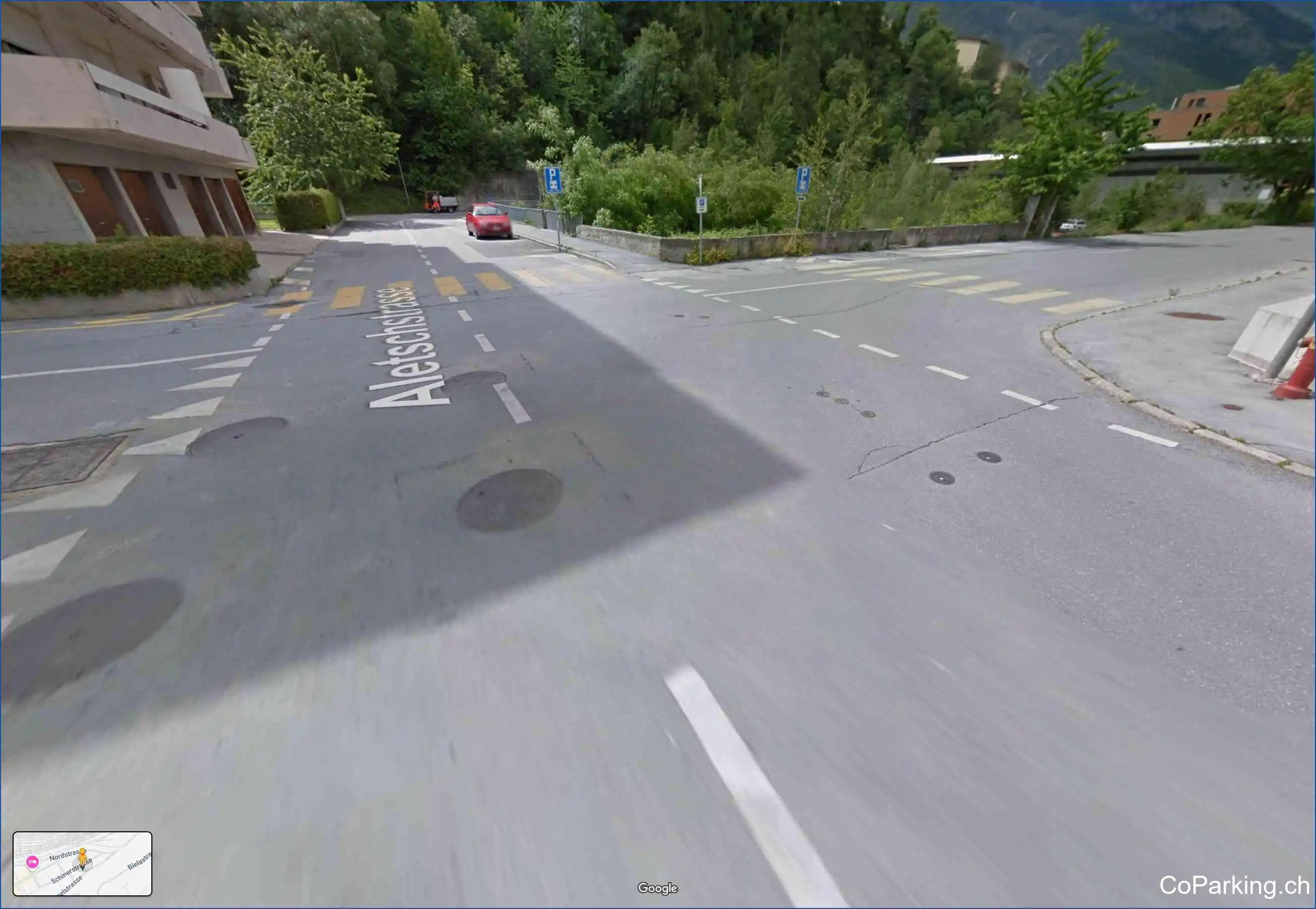 Parking Aletschstr., Aletschstrasse, Brig, 3900