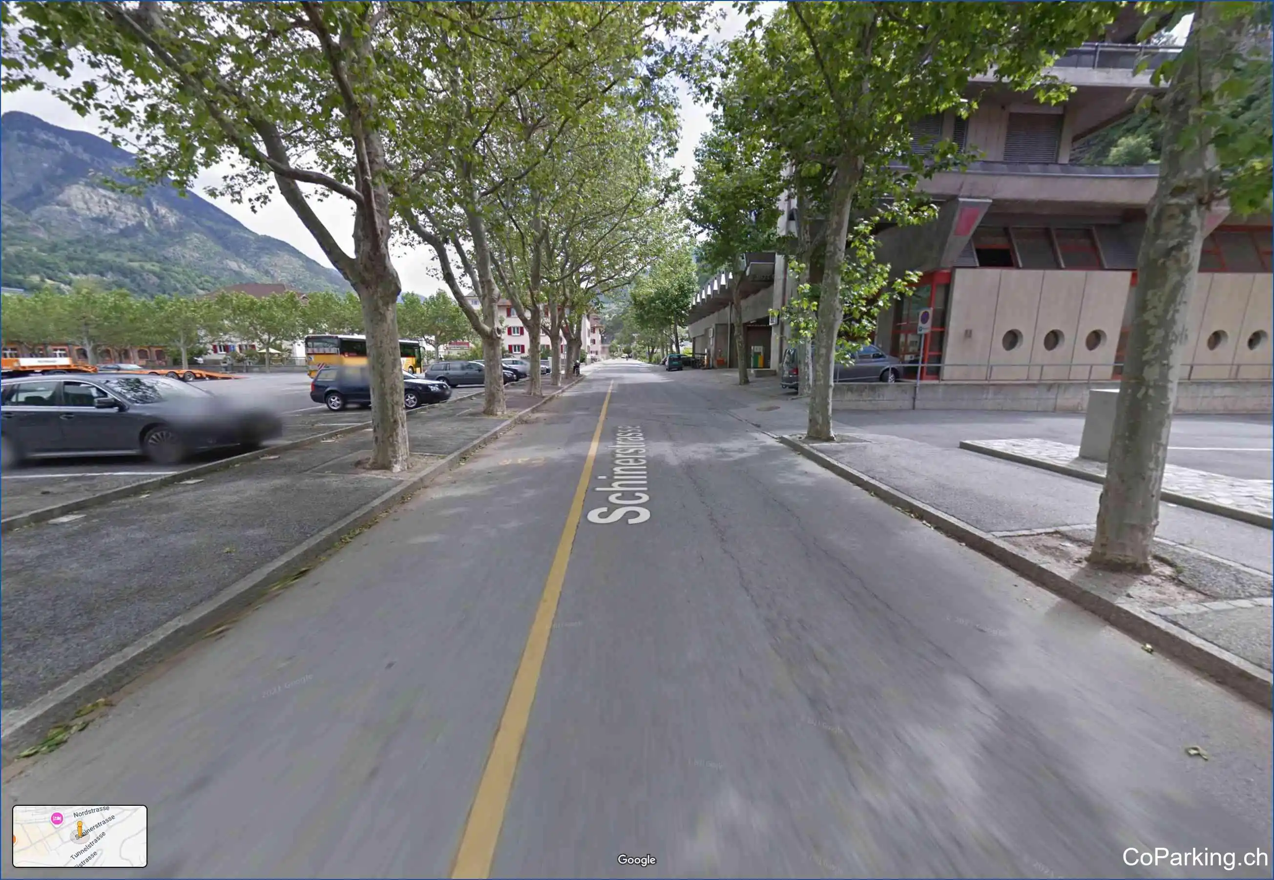 Parking Schinerstr., Schinerstrasse, Brig, 3900