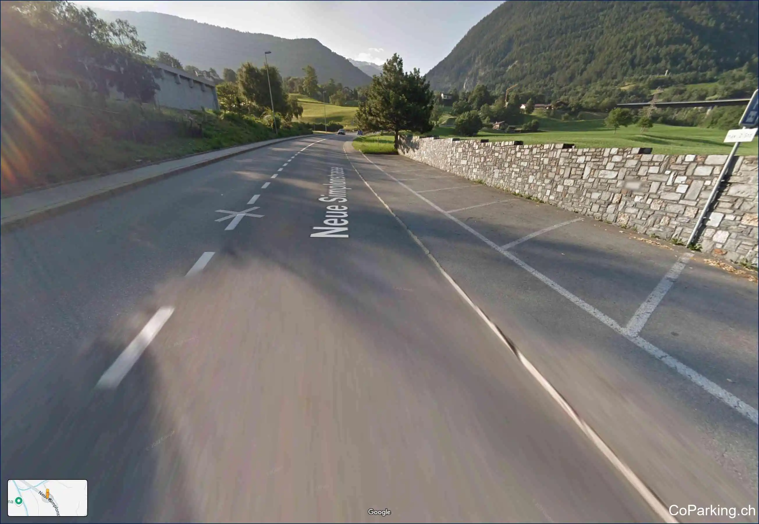 Parking Neue Simplonstr., Neue Simplonstrasse, Brig, 3900