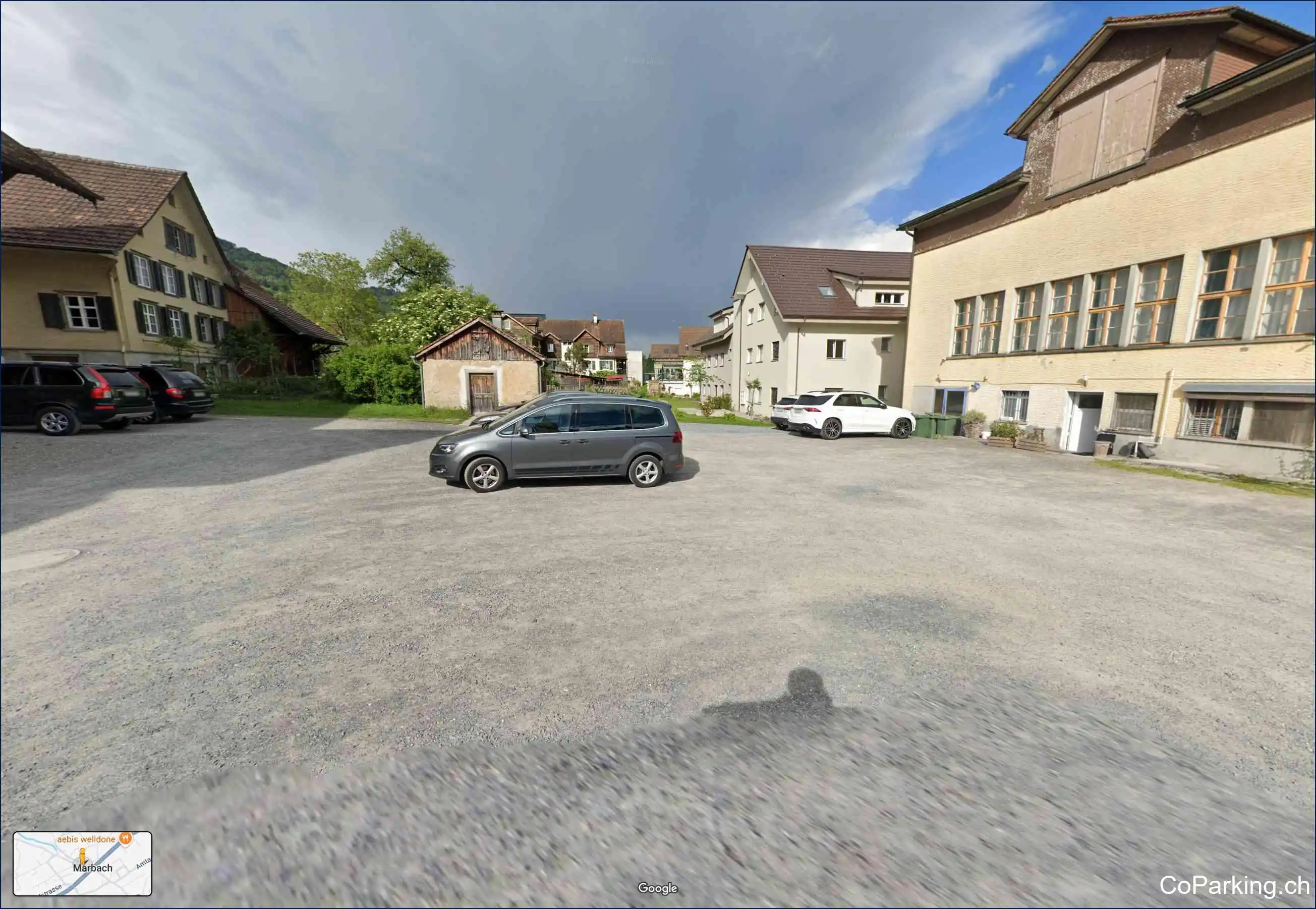 Parking Konsumweg, Konsumweg, Marbach, 9437