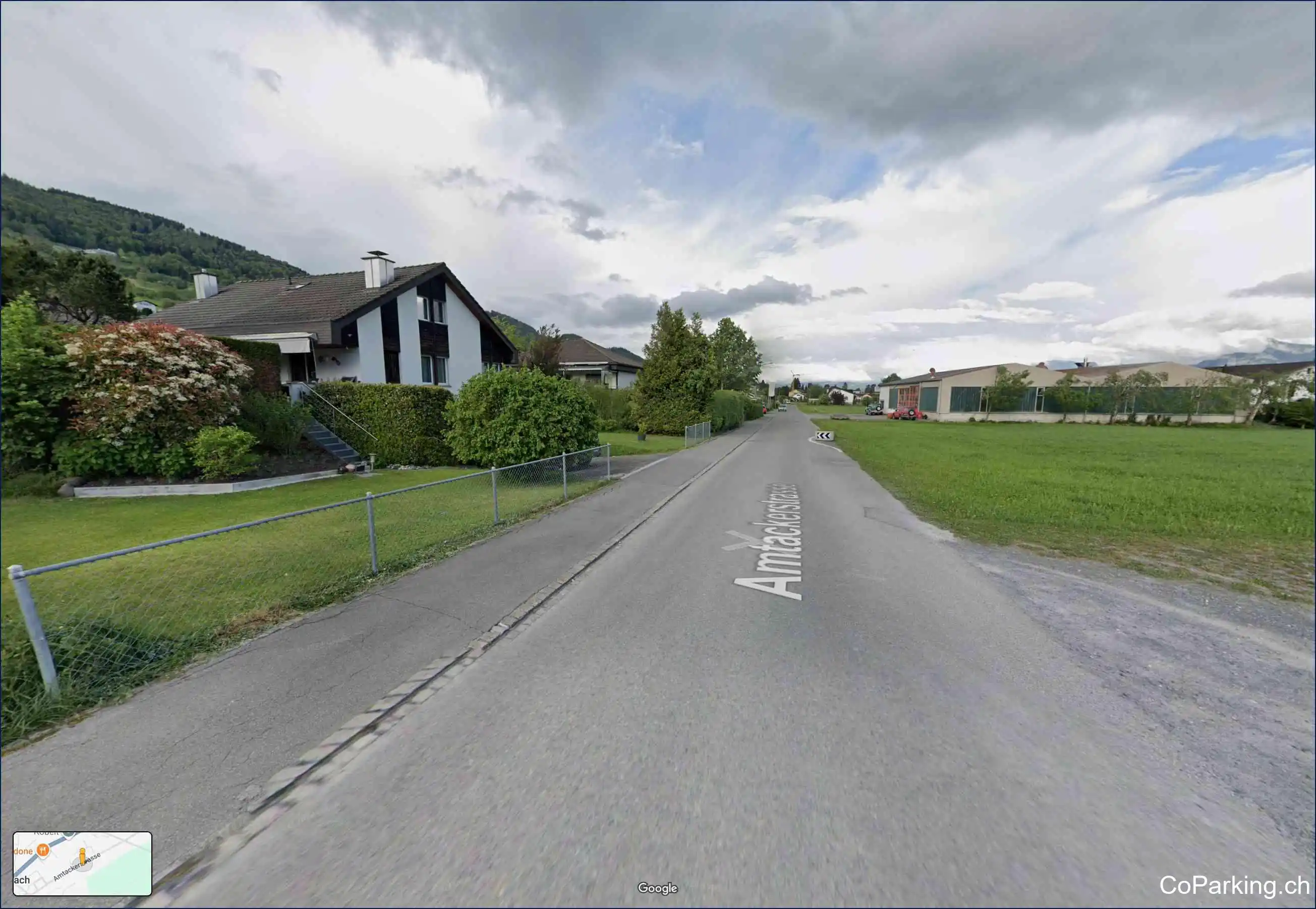Parking Mehrzweckhalle Amtackerstr., Amtackerstrasse, Marbach, 9437