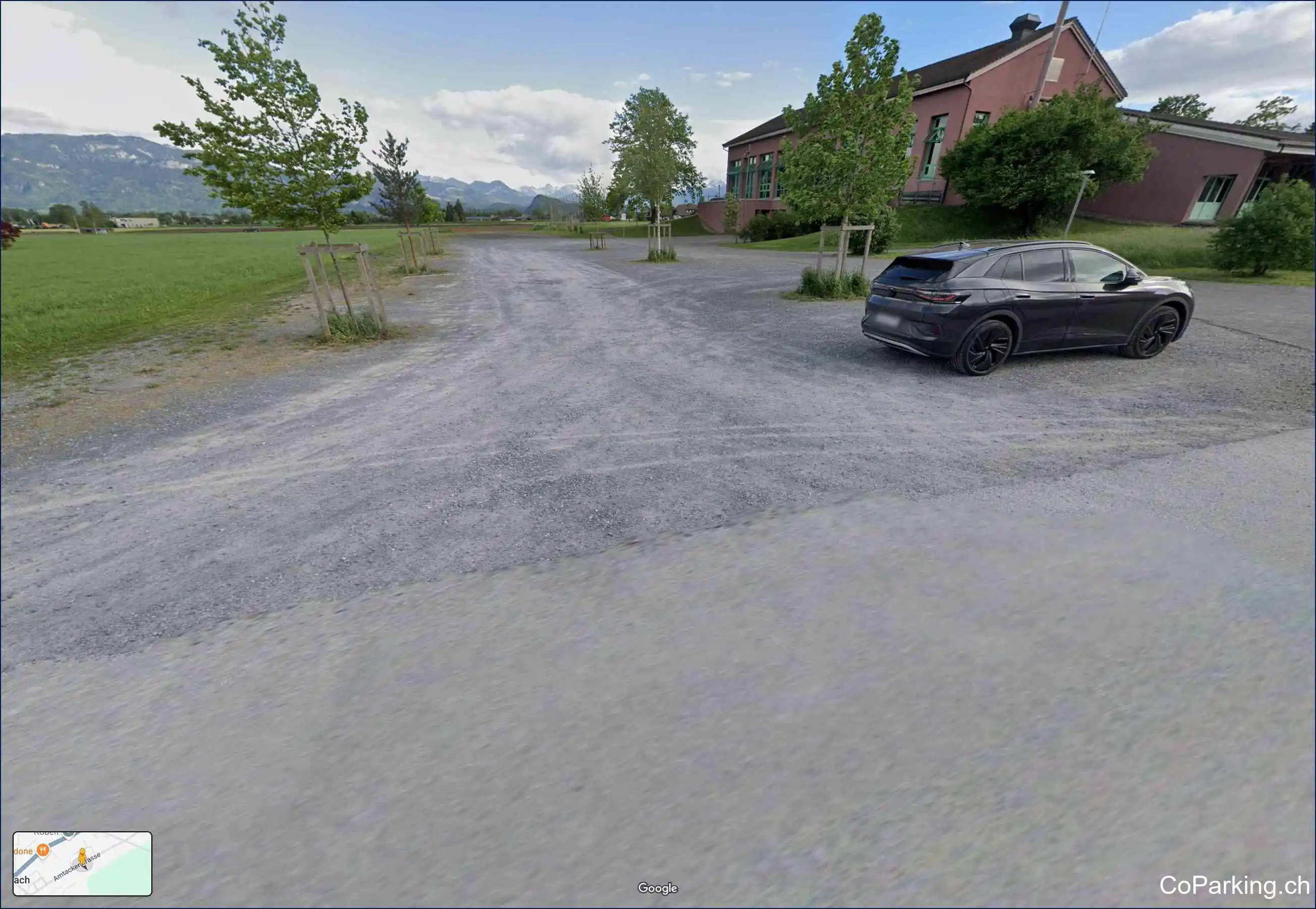 Parking Mehrzweckhalle Amtackerstr., Amtackerstrasse, Marbach, 9437