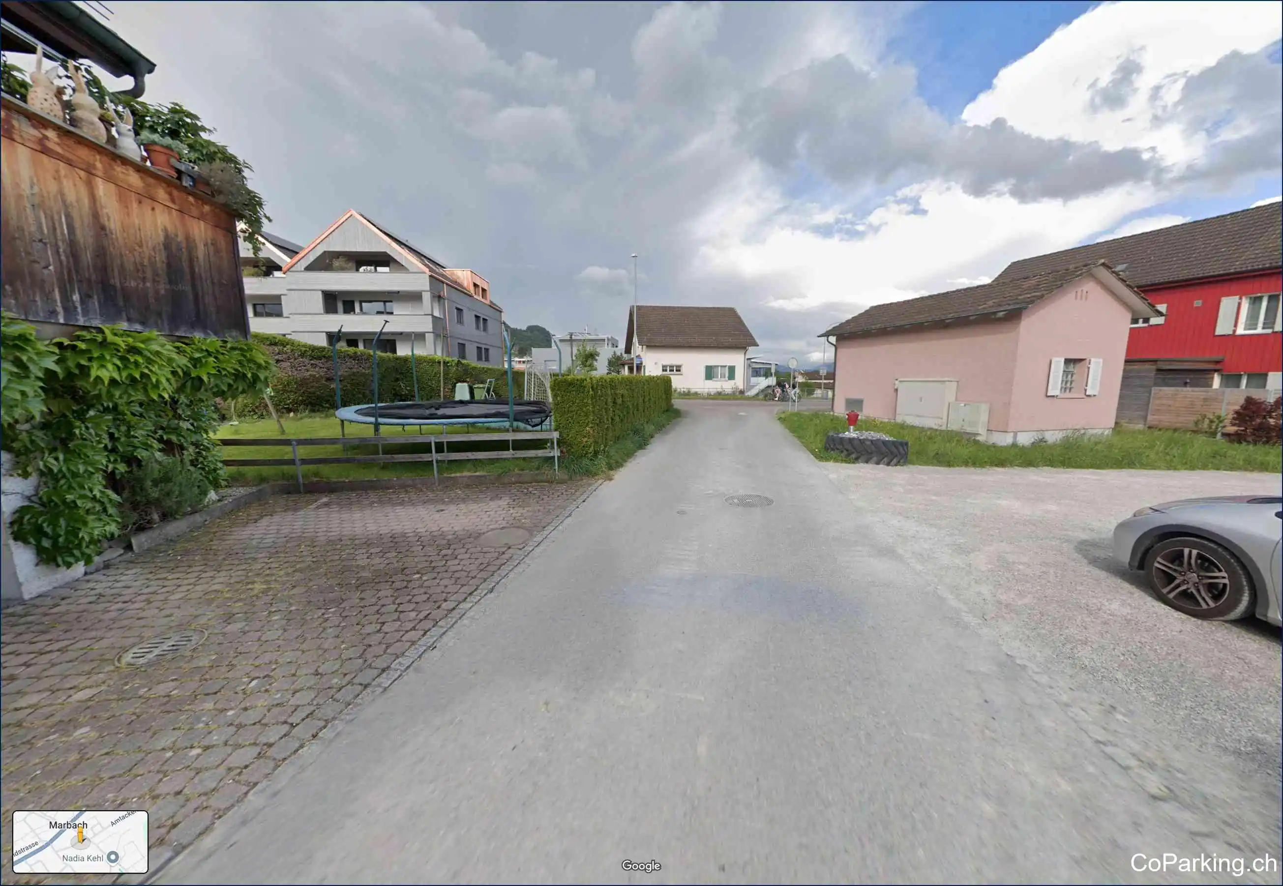 Parking Feldstr., Feldstrasse, Marbach, 9437