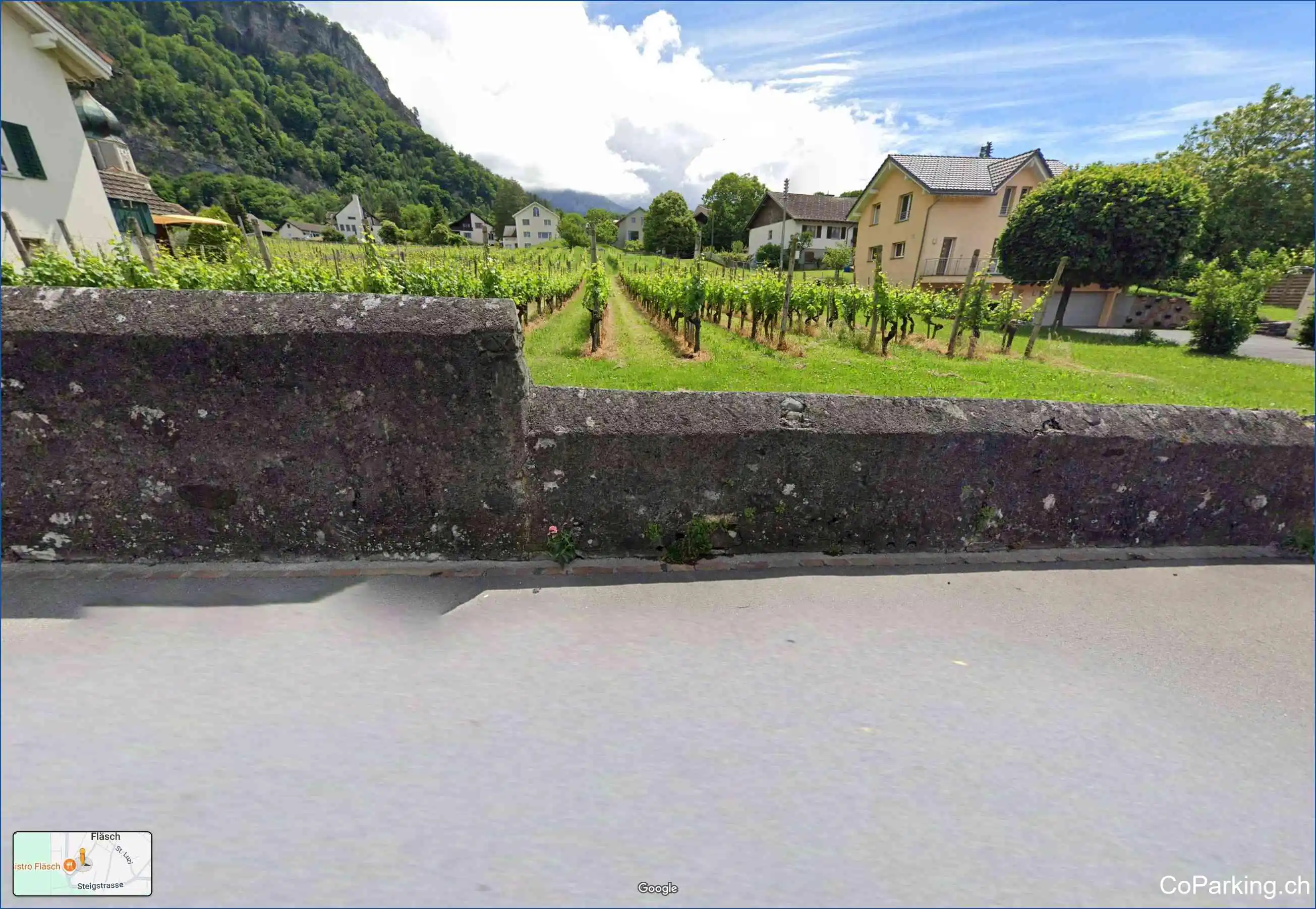 Parking Ausserdorf, Ausserdorf, Fläsch, 7306