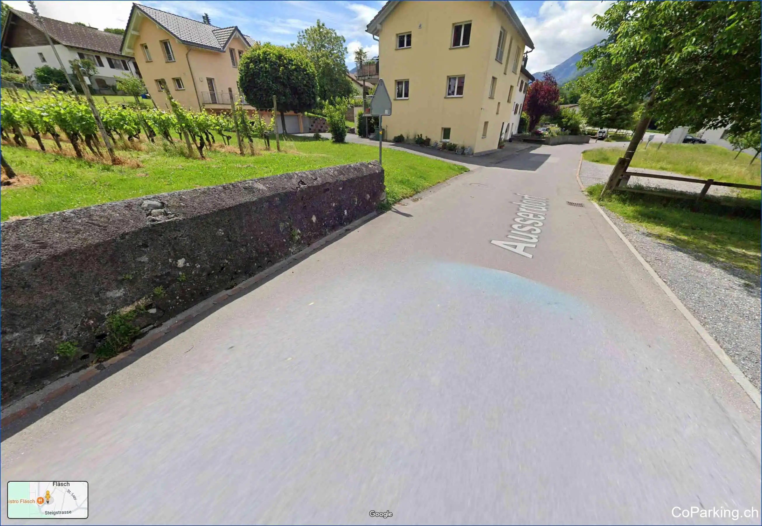 Parking Ausserdorf, Ausserdorf, Fläsch, 7306