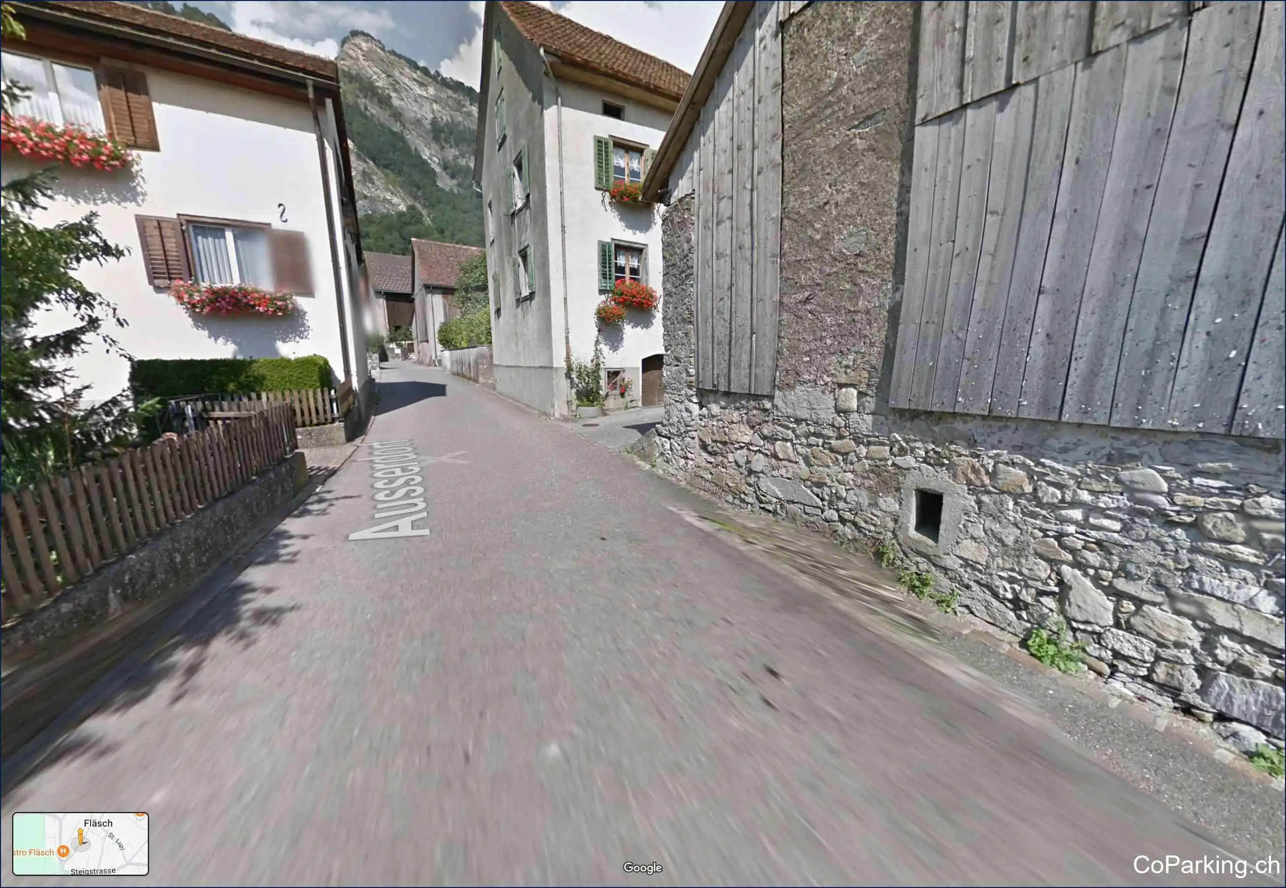 Parking Ausserdorf, Ausserdorf, Fläsch, 7306